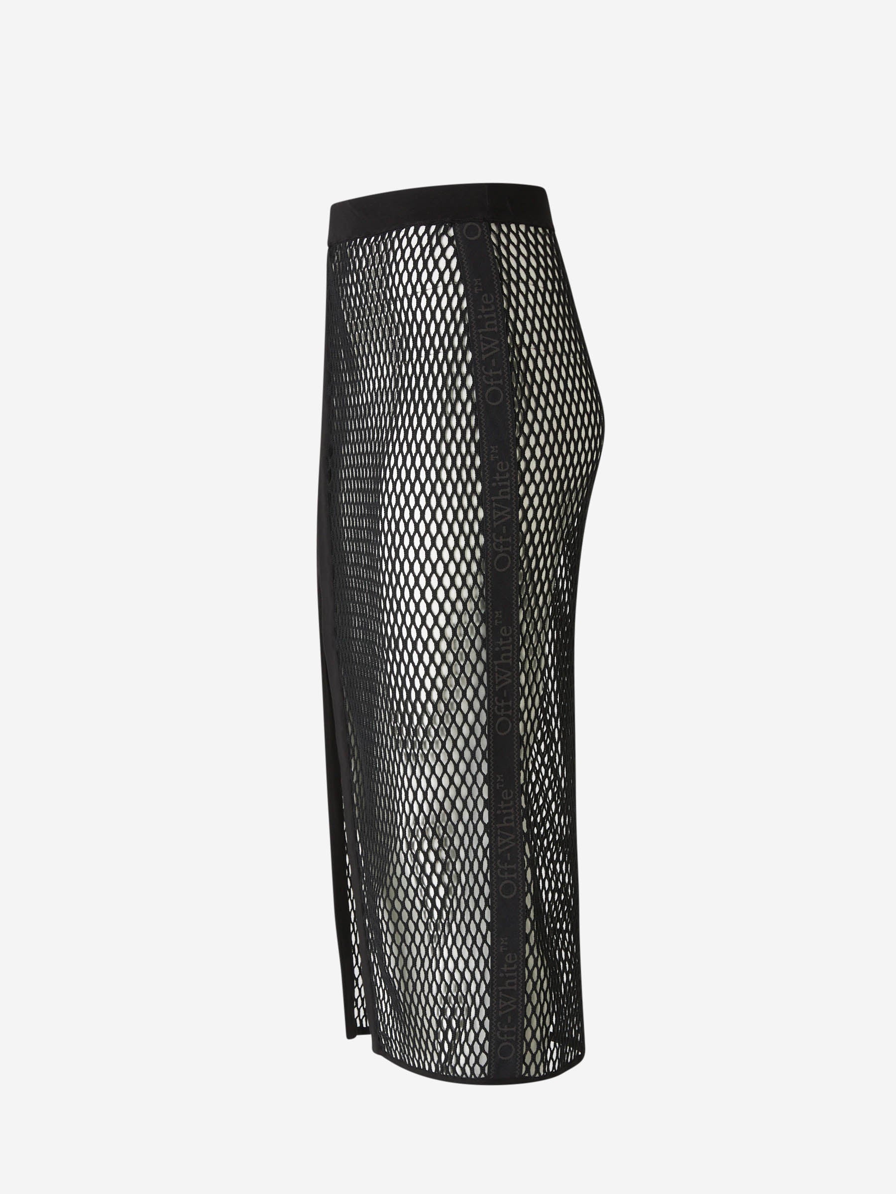Openwork MIDI Skirt Off-white оригінал – Купити в Україні – вид ззаду