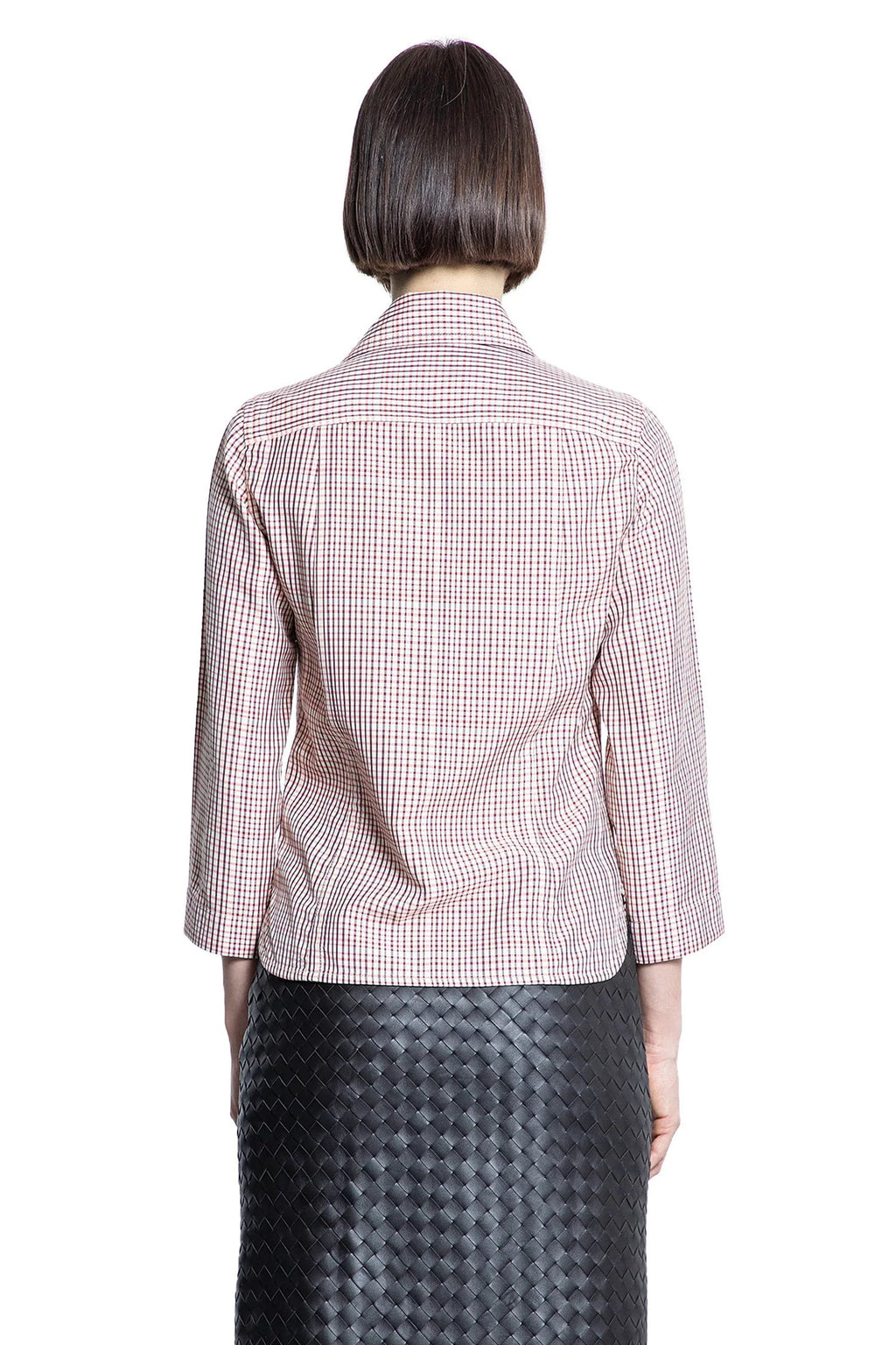 Оригінальна Check Viscose Shirt Bottega veneta – детальний вид