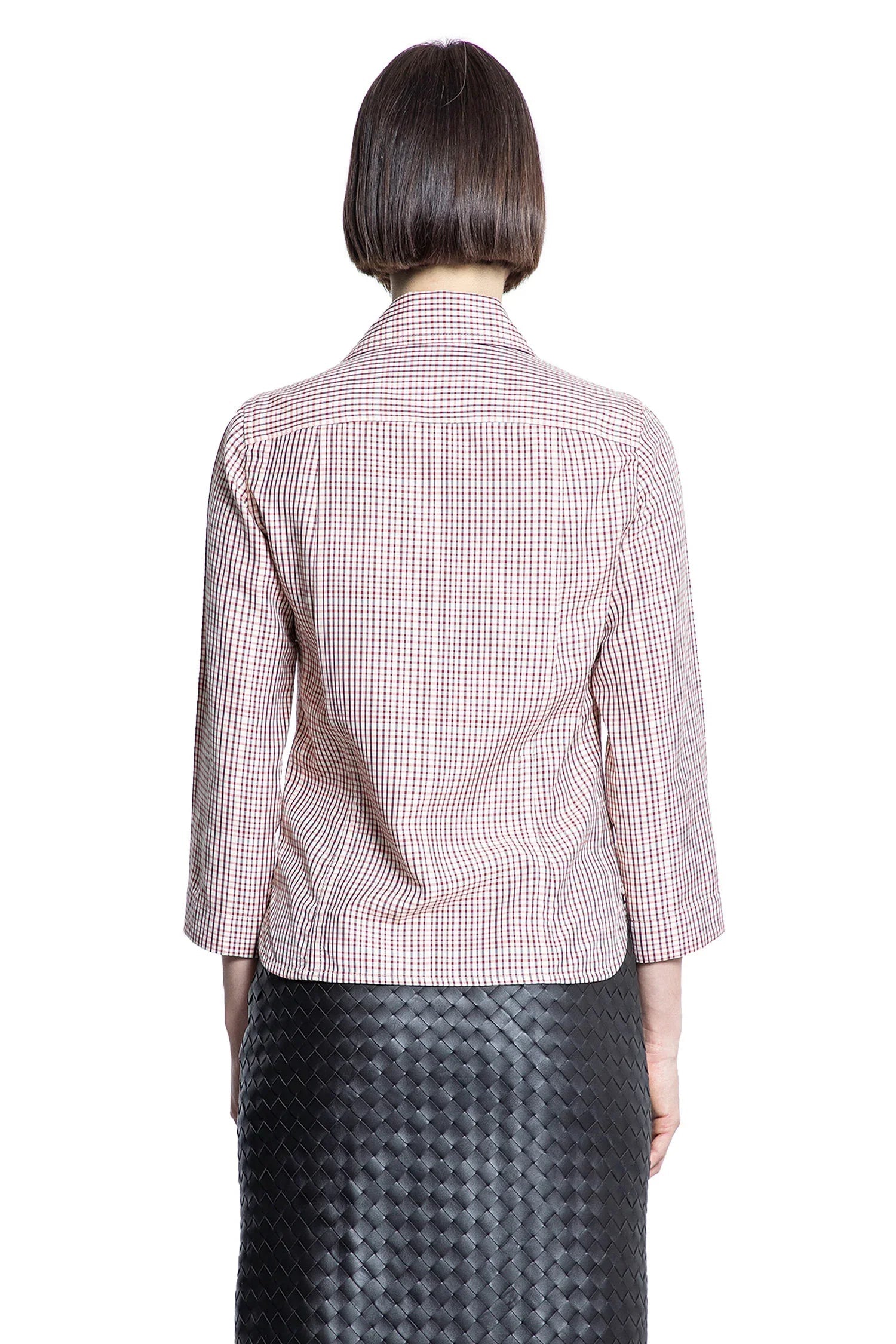 Оригінальна Check Viscose Shirt Bottega veneta – детальний вид
