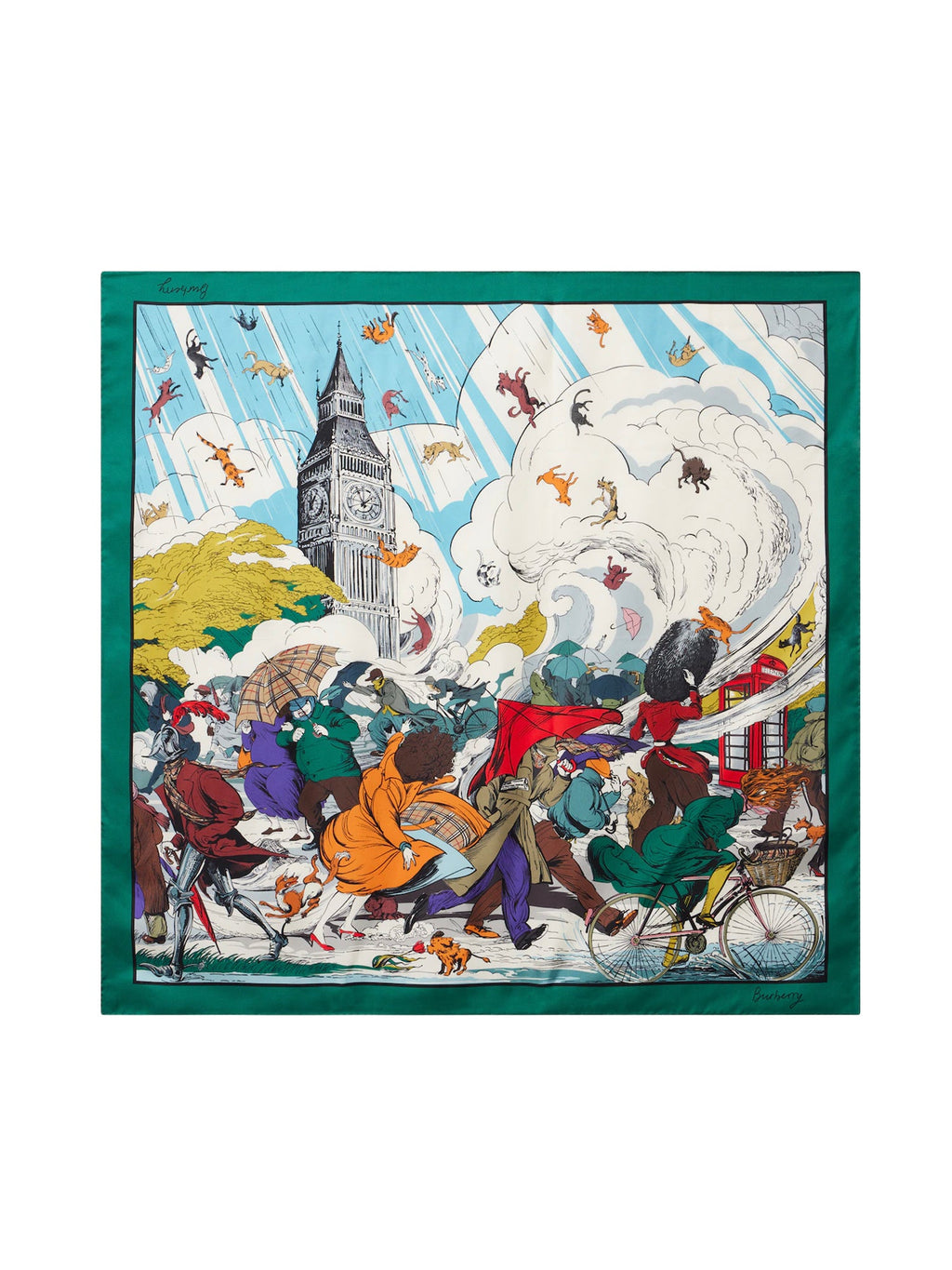 Foulard In Seta Burberry оригінал – Купити в Україні – збільшений вид