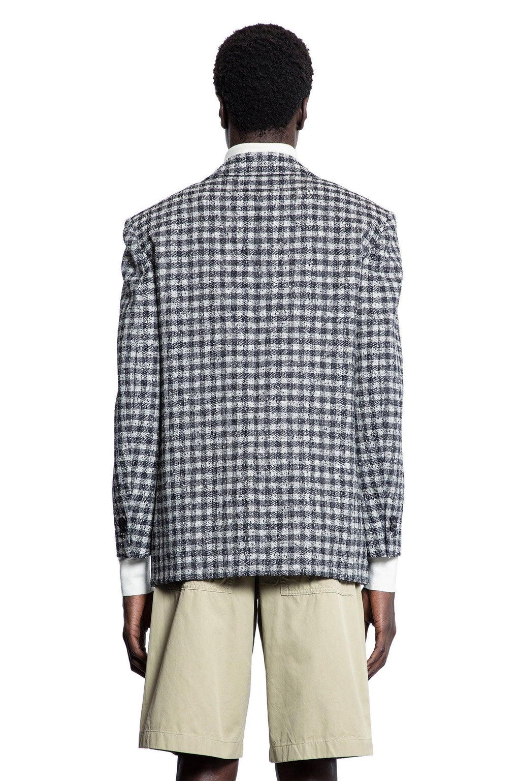 Bouclé Gingham Wool Blazer Bottega veneta оригінал – Купити в Україні – збільшений вид