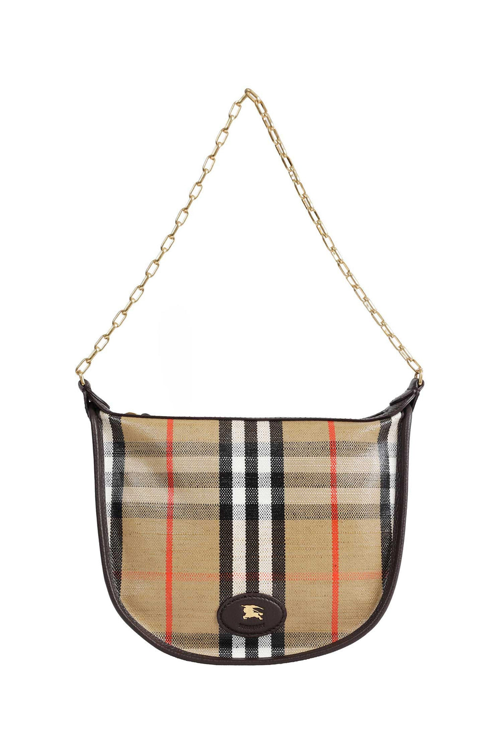 Оригінальна Mini Highlands Chain Bag Burberry – боковий вид
