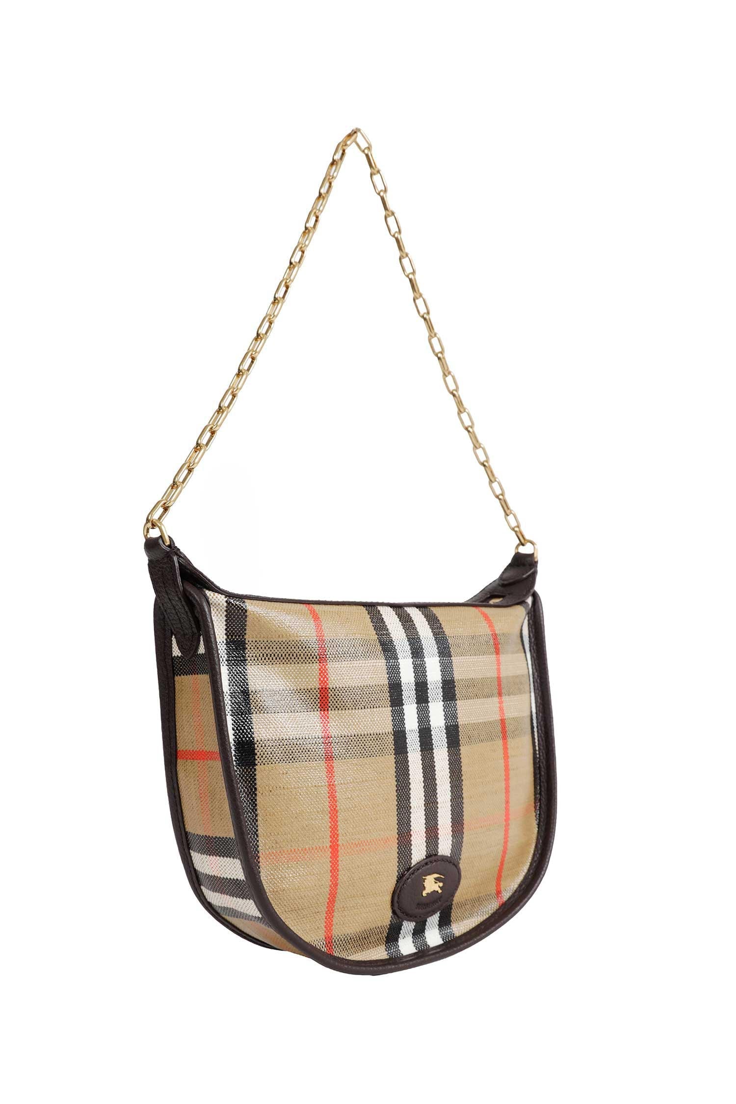 Оригінальна Mini Highlands Chain Bag Burberry – вид ззаду