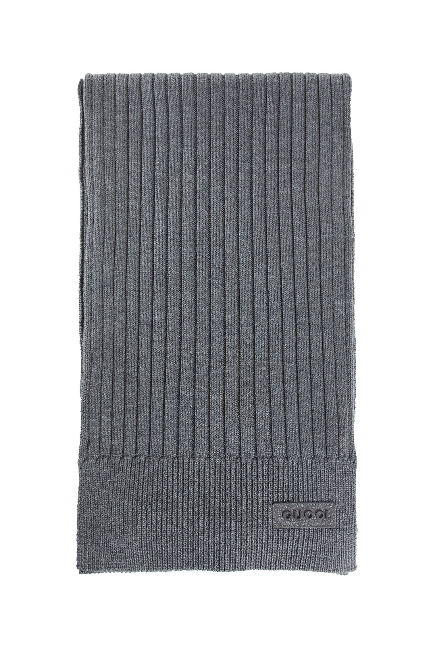 Оригінальна Rib Knit Wool Scarf Gucci – боковий вид