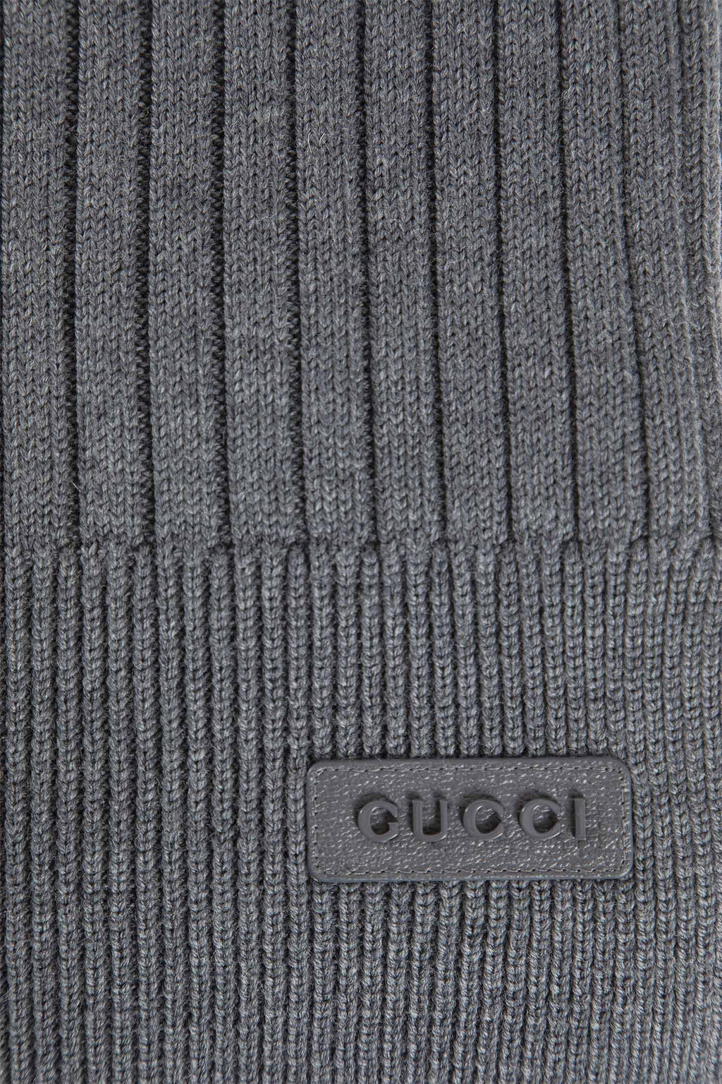 Оригінальна Rib Knit Wool Scarf Gucci – вид ззаду