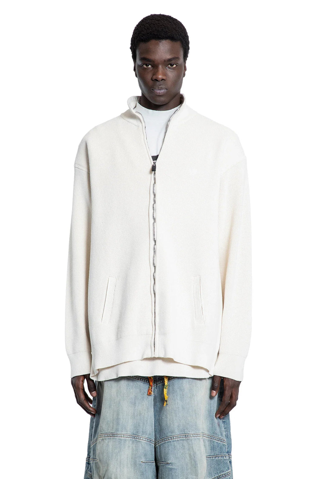 Оригінальна Intertwined Zip-Up Sweater Balenciaga – вид ззаду
