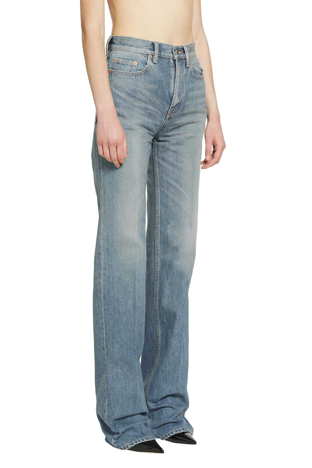 Yves Flared Jeans Saint laurent – Гарантія оригінальності – детальний вид