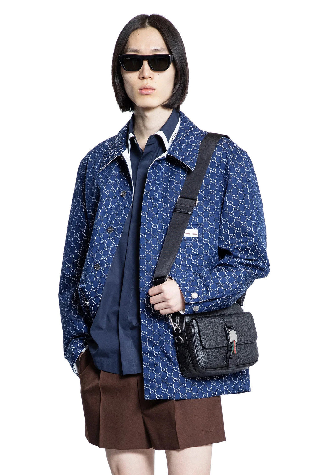 Cotton Gg Jacquard Jacket Gucci – Гарантія оригінальності – боковий вид