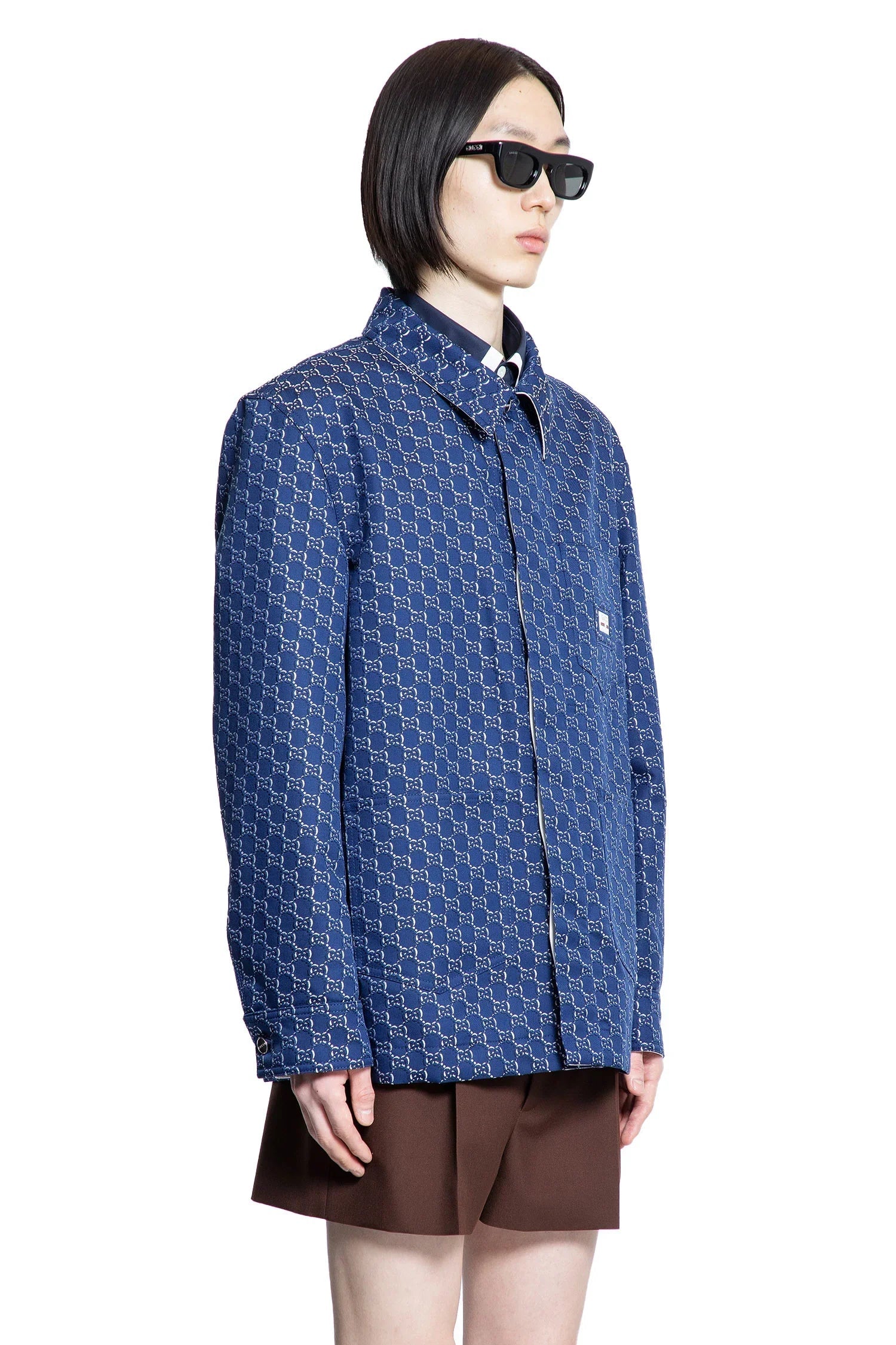 Cotton Gg Jacquard Jacket Gucci – Гарантія оригінальності – детальний вид
