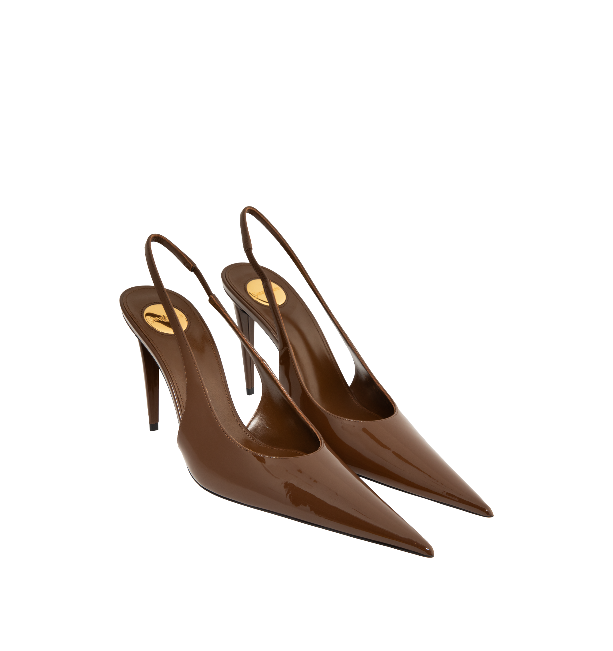 Guermantes Slingback Pumps Saint laurent оригінал – Купити в Україні – вид ззаду