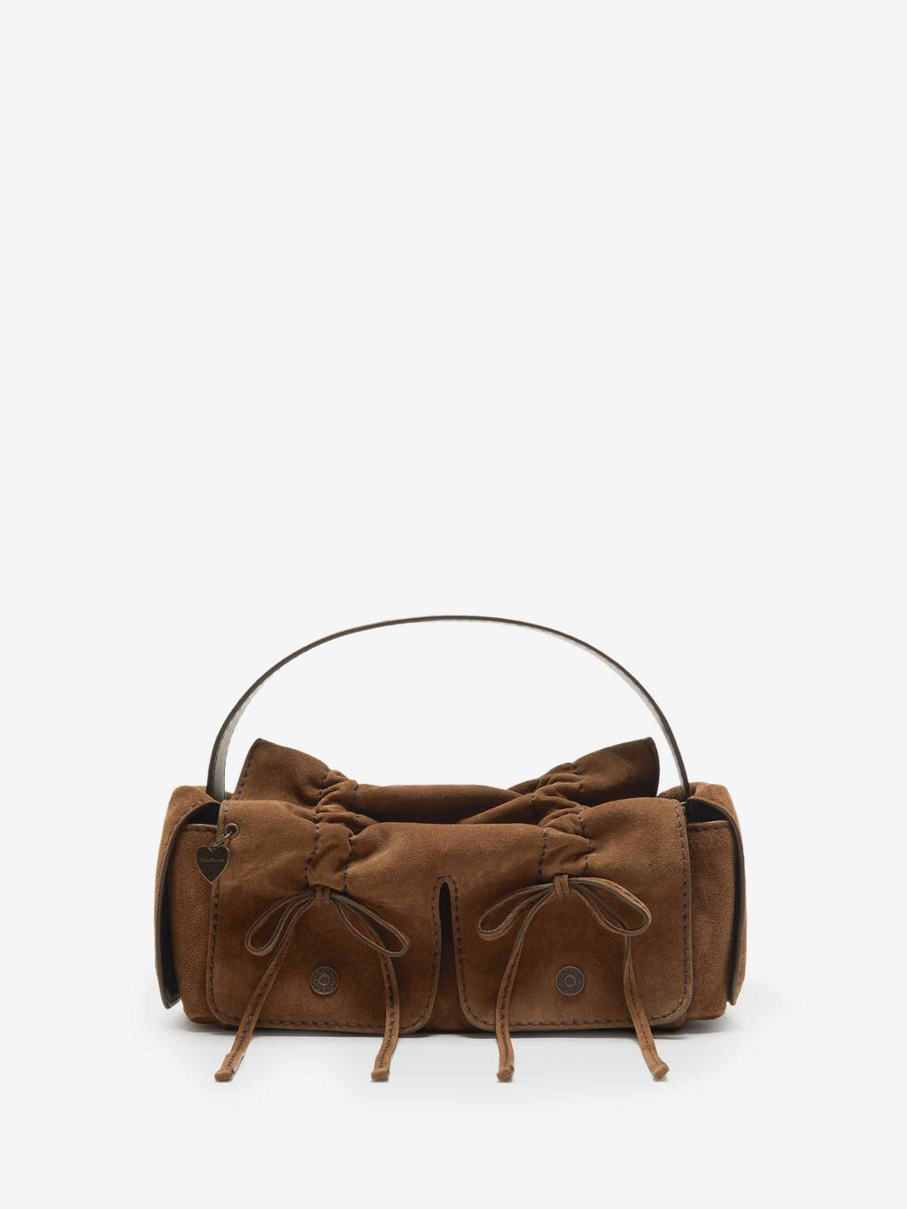 Оригінальна Suede Multipocket Bag Acne studios – боковий вид