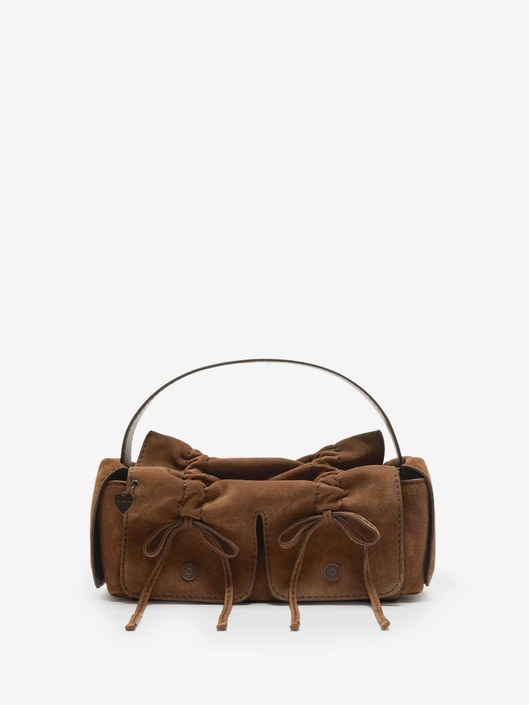 Оригінальна Suede Multipocket Bag Acne studios – боковий вид