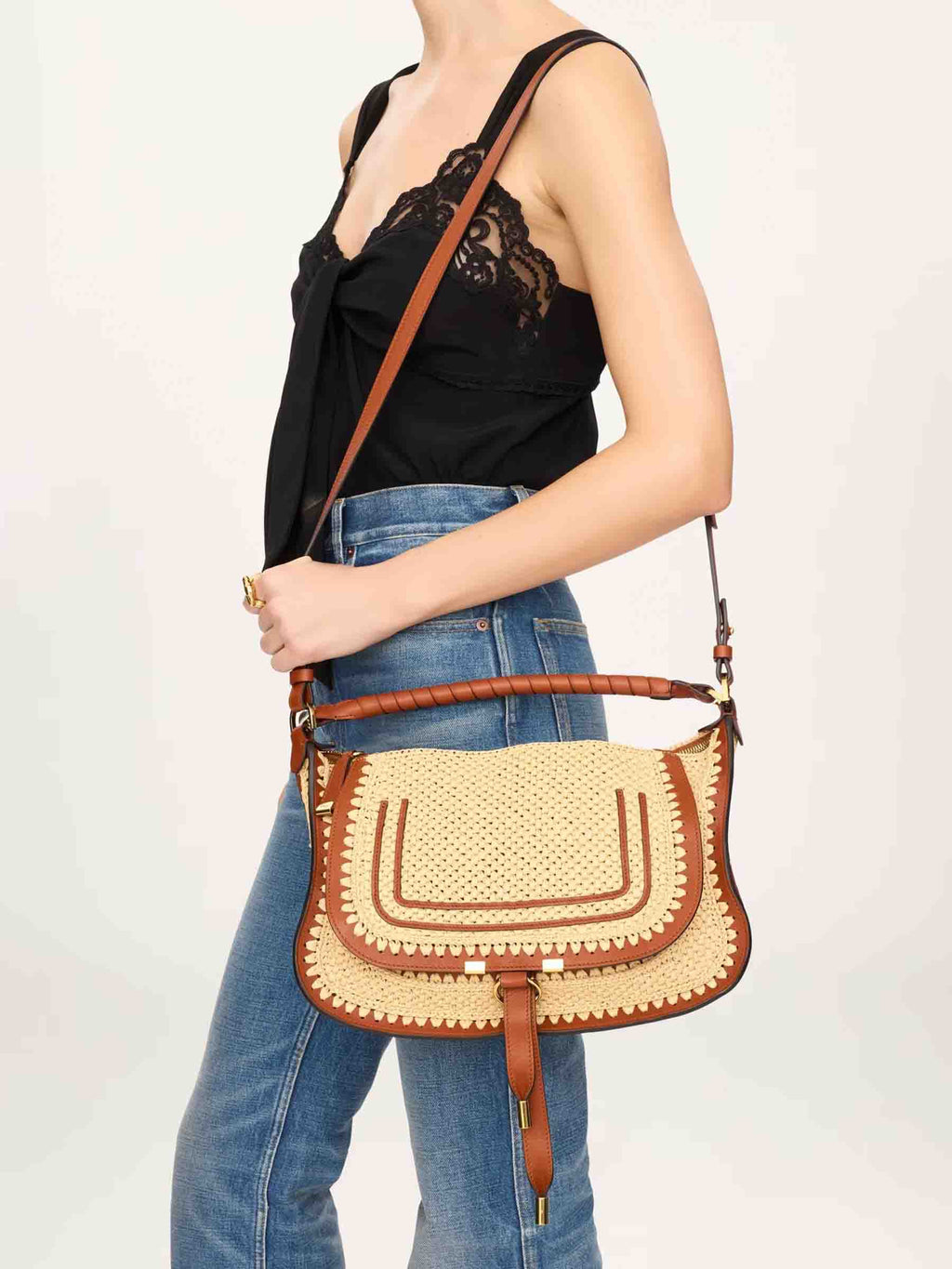 Marice Raffia Bag Chloe оригінал – Купити в Україні – вид ззаду