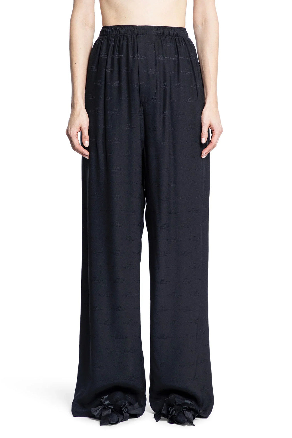 Оригінальна All Over Logo Pijama Pants Balenciaga – вид ззаду