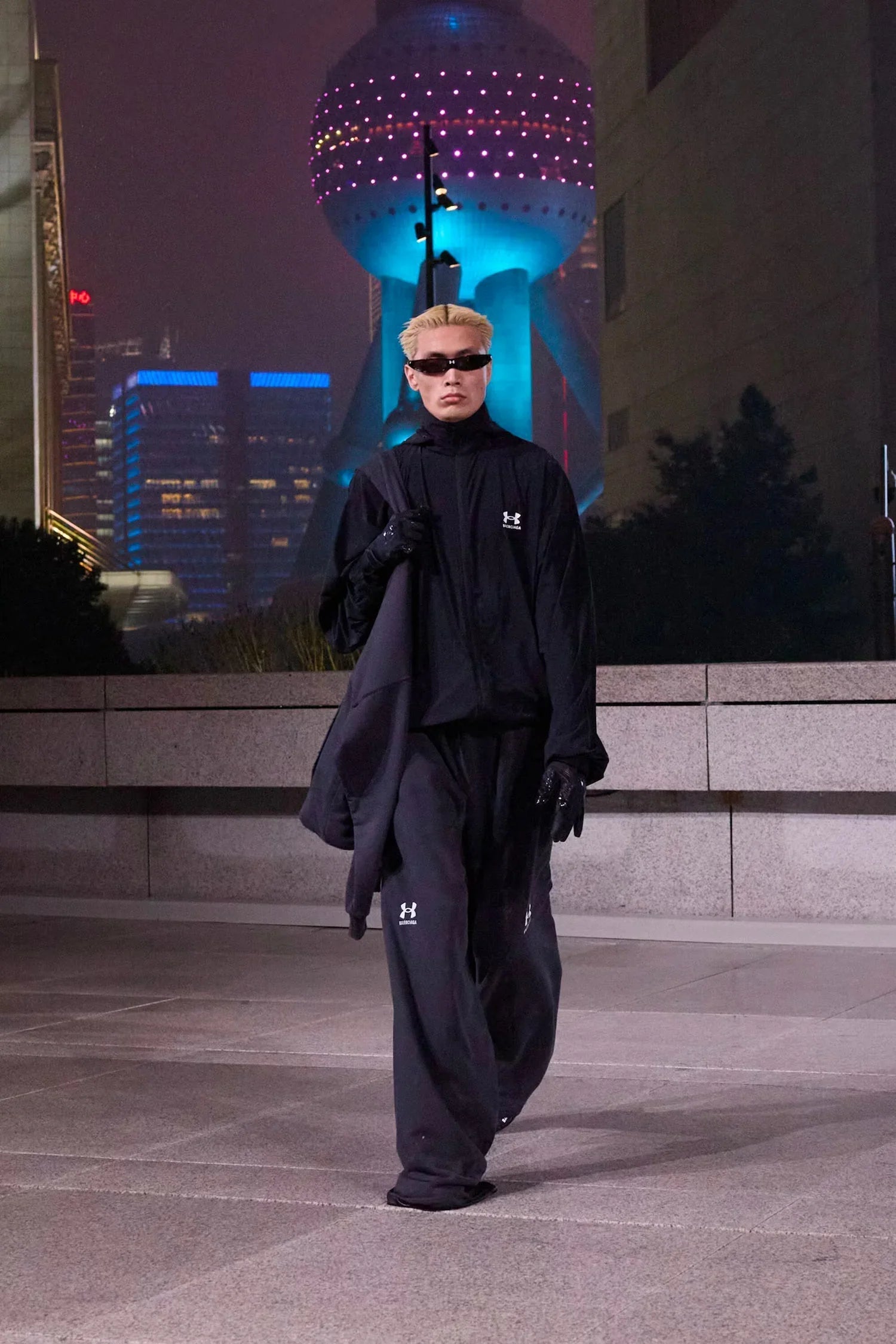Giacca a vento della collaborazione con Under Armour - BALENCIAGA