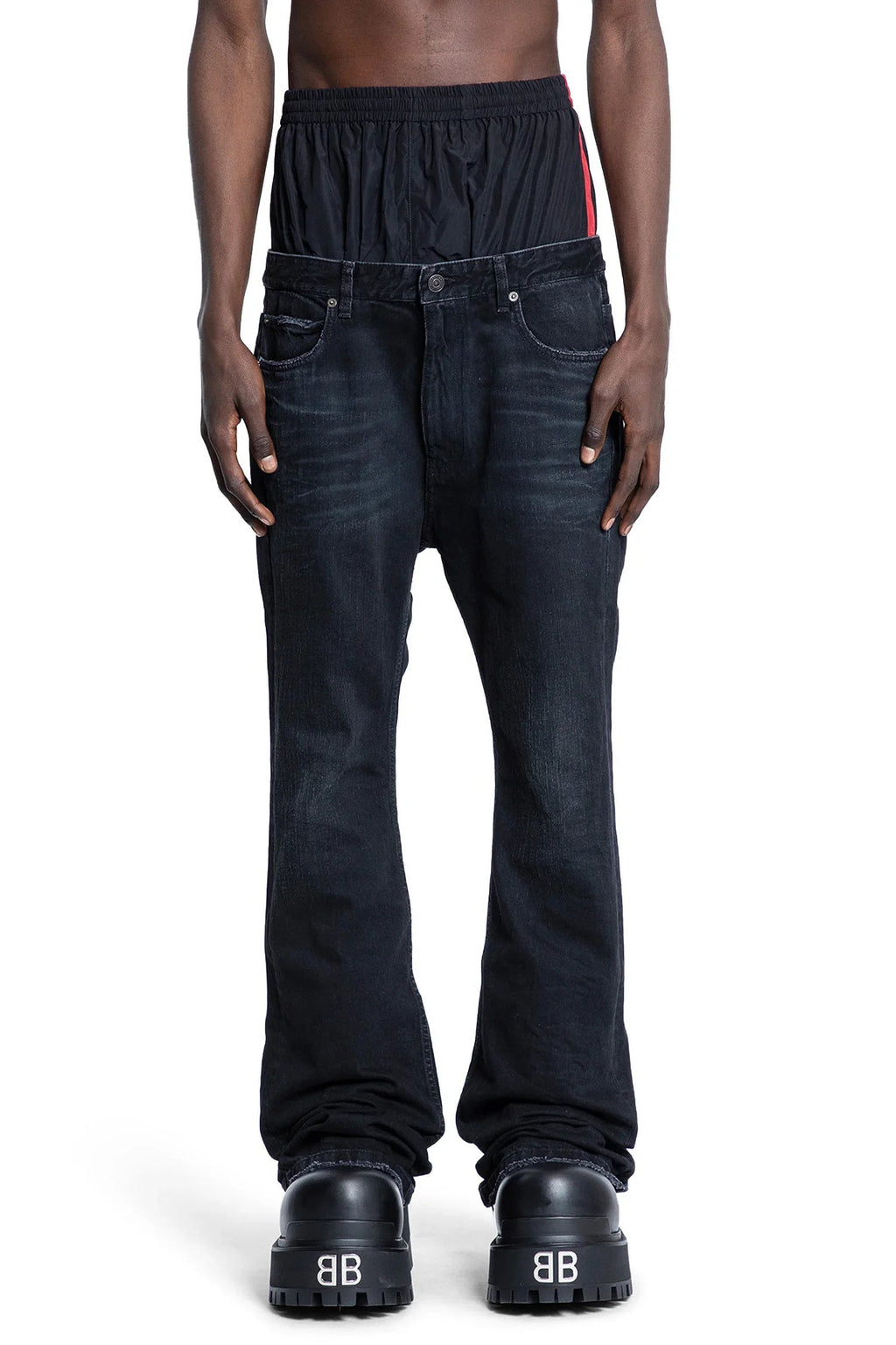 Man Black Jeans Balenciaga – Гарантія оригінальності – вид ззаду