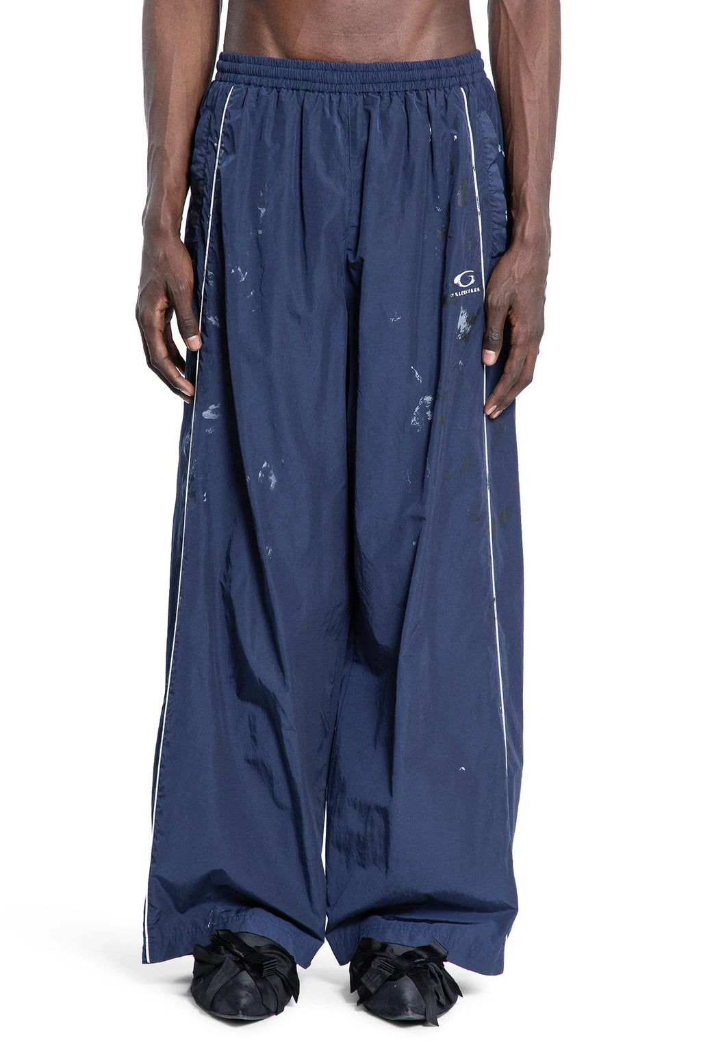 Оригінальна Man Blue Trousers Balenciaga – вид ззаду