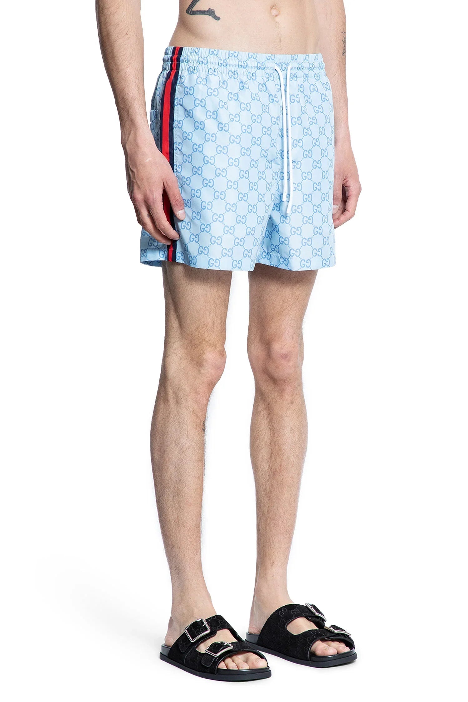 Оригінальна Gg Poplin Tech Swim Shorts Gucci – детальний вид