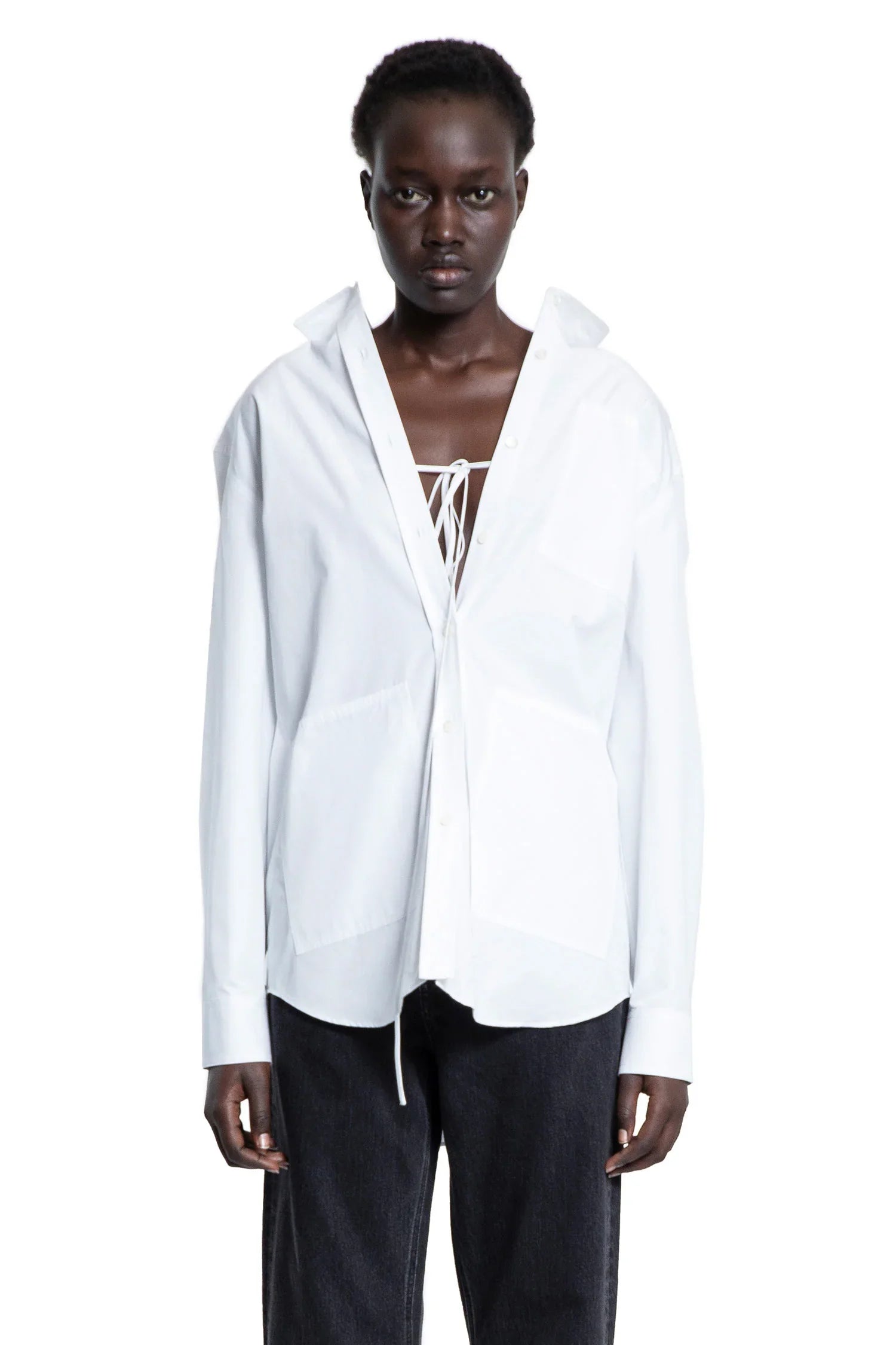 Heavy Cotton Poplin Shirt Gucci – Гарантія оригінальності – боковий вид