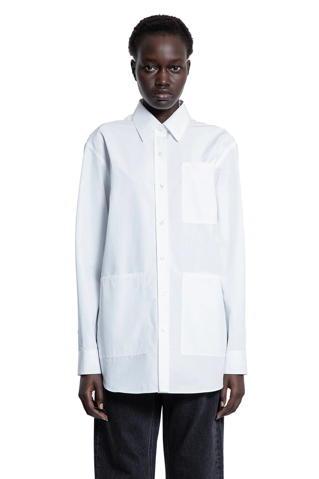 Heavy Cotton Poplin Shirt Gucci – Гарантія оригінальності – вид ззаду