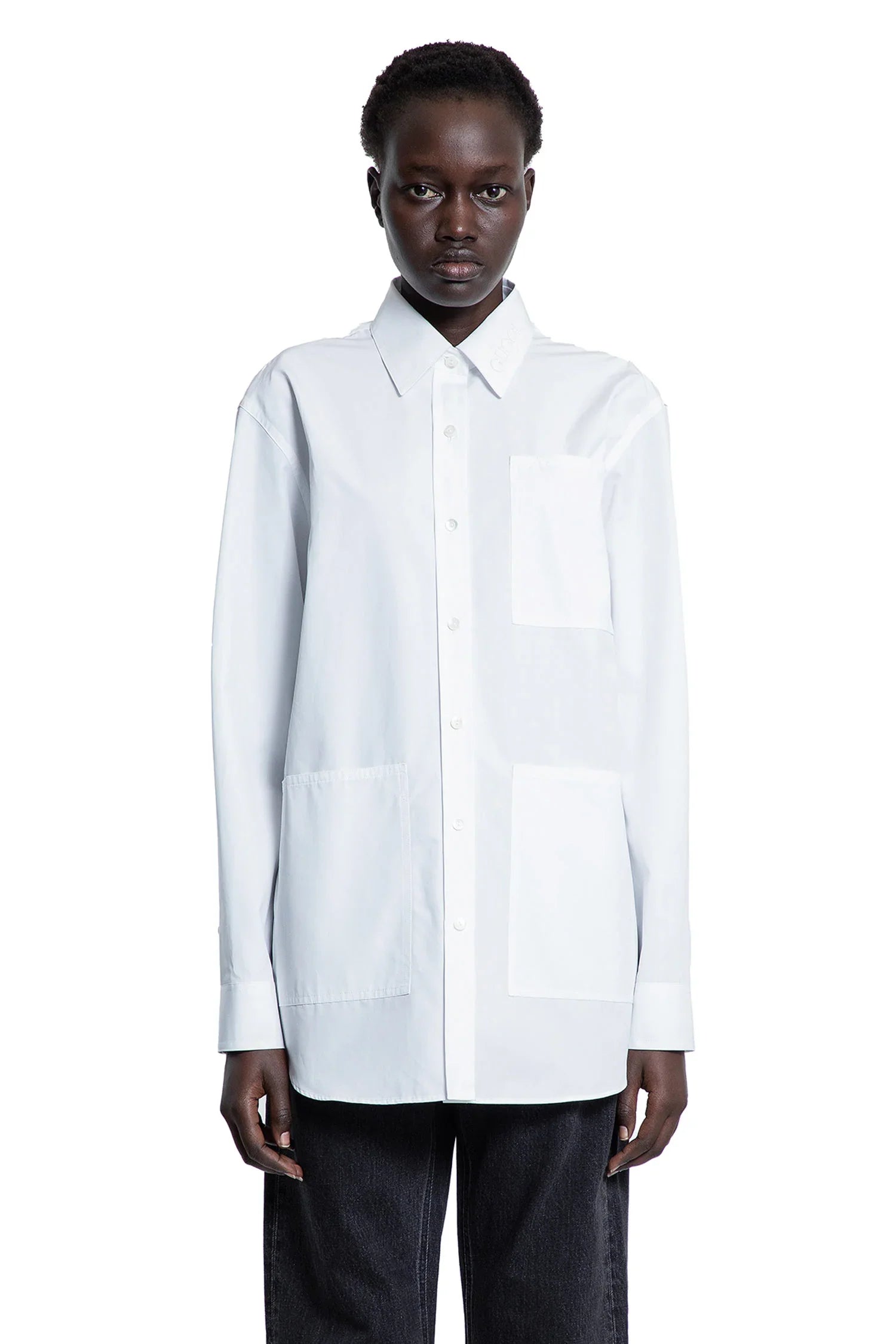 Heavy Cotton Poplin Shirt Gucci – Гарантія оригінальності – вид ззаду