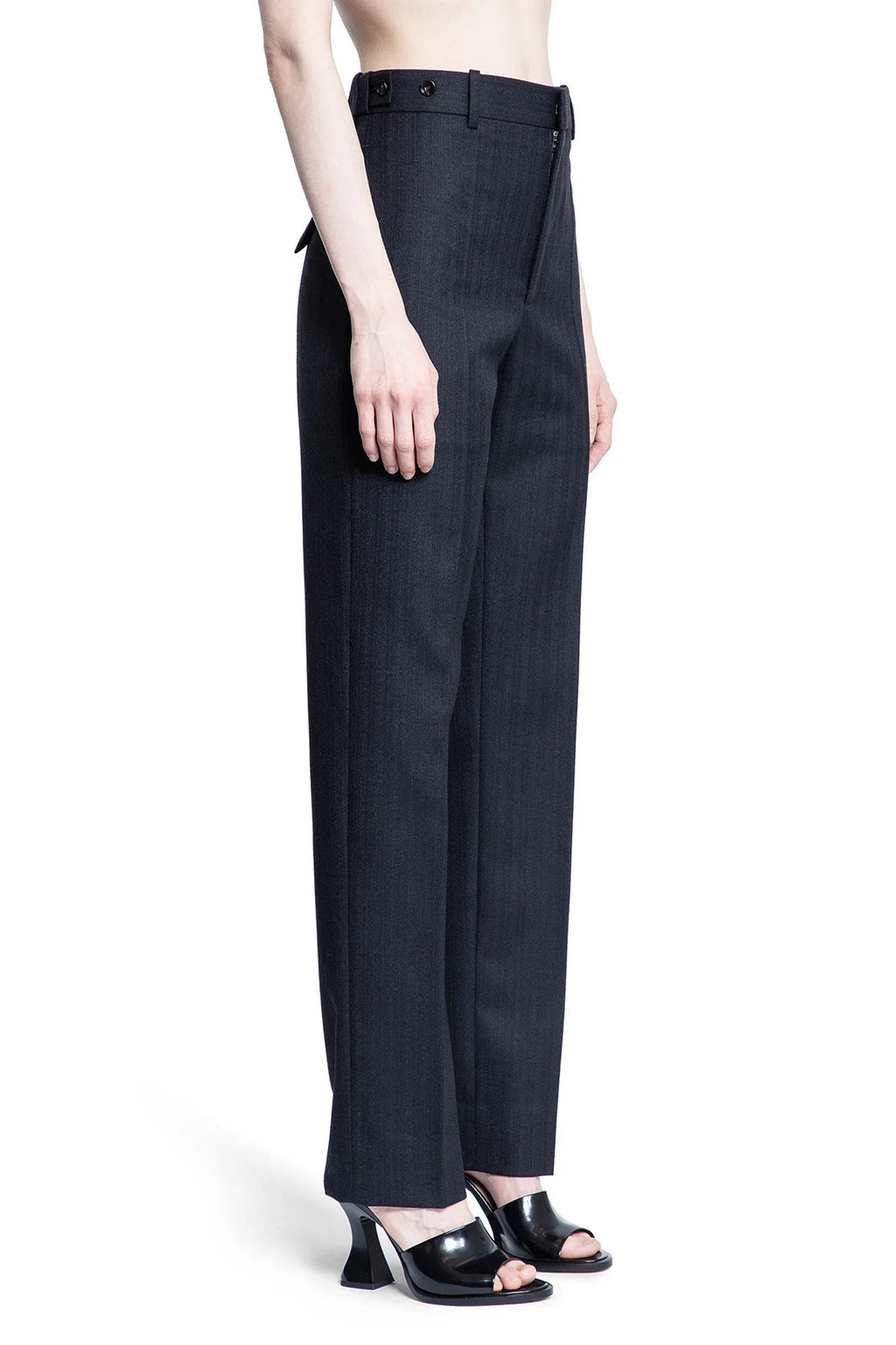 Оригінальна Subtle Striped Wool Pants Bottega veneta – детальний вид