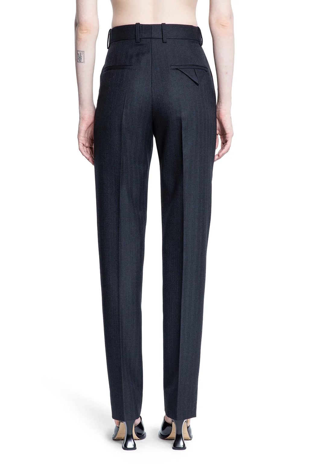 Оригінальна Subtle Striped Wool Pants Bottega veneta – збільшений вид