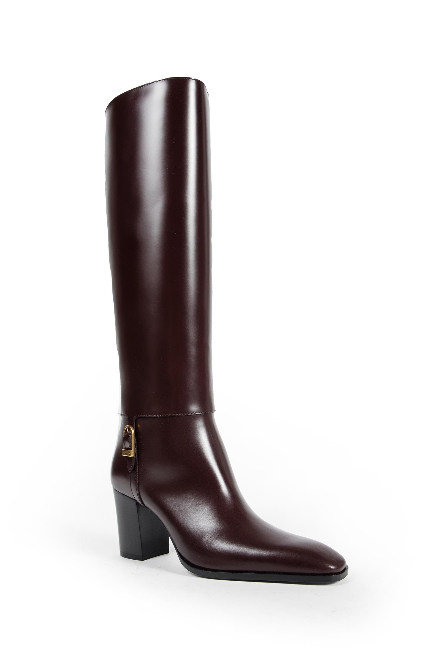 Оригінальна Julia Boots In Leather Saint laurent – вид ззаду