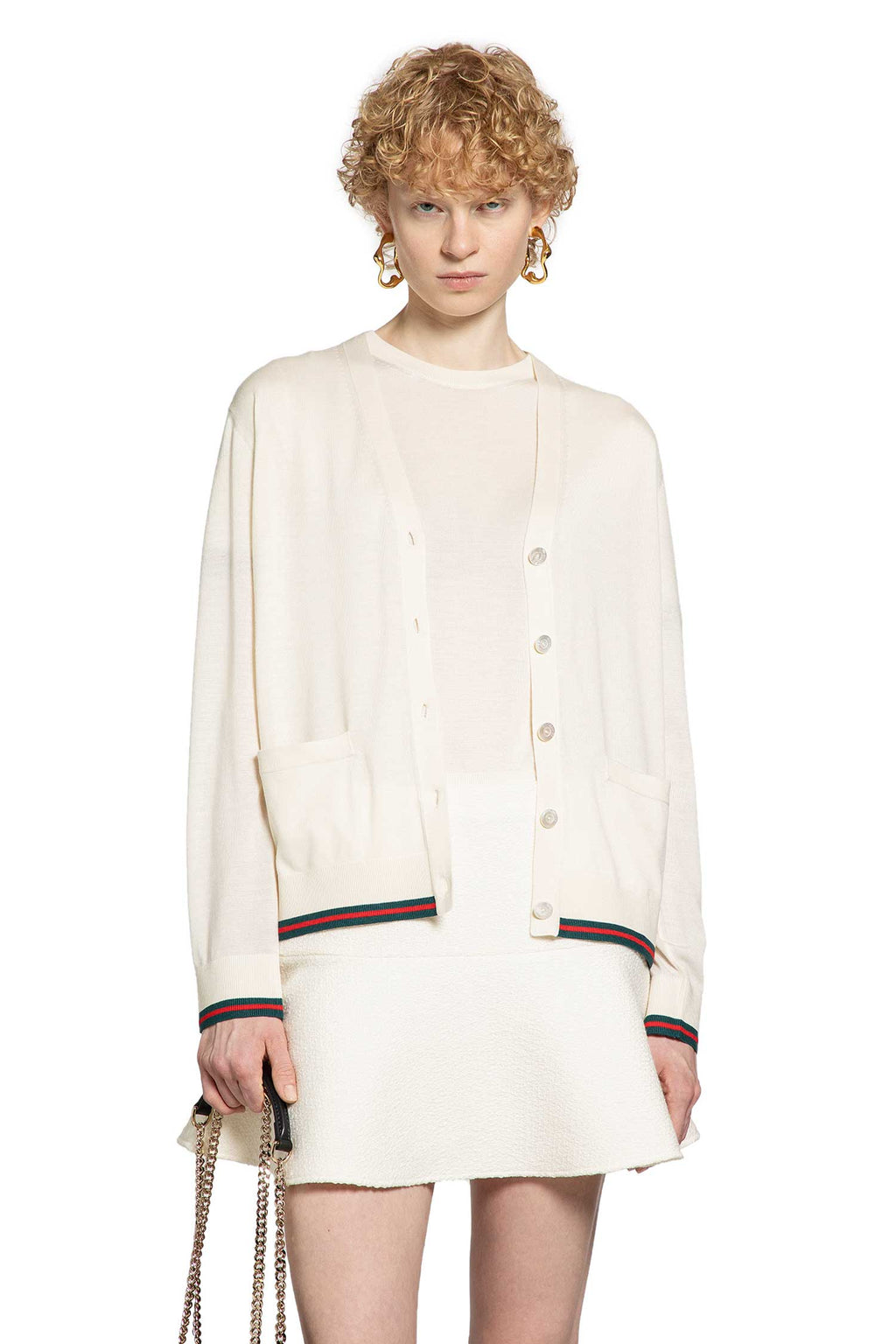 Оригінальна V-Neck Cardigan Gucci – боковий вид