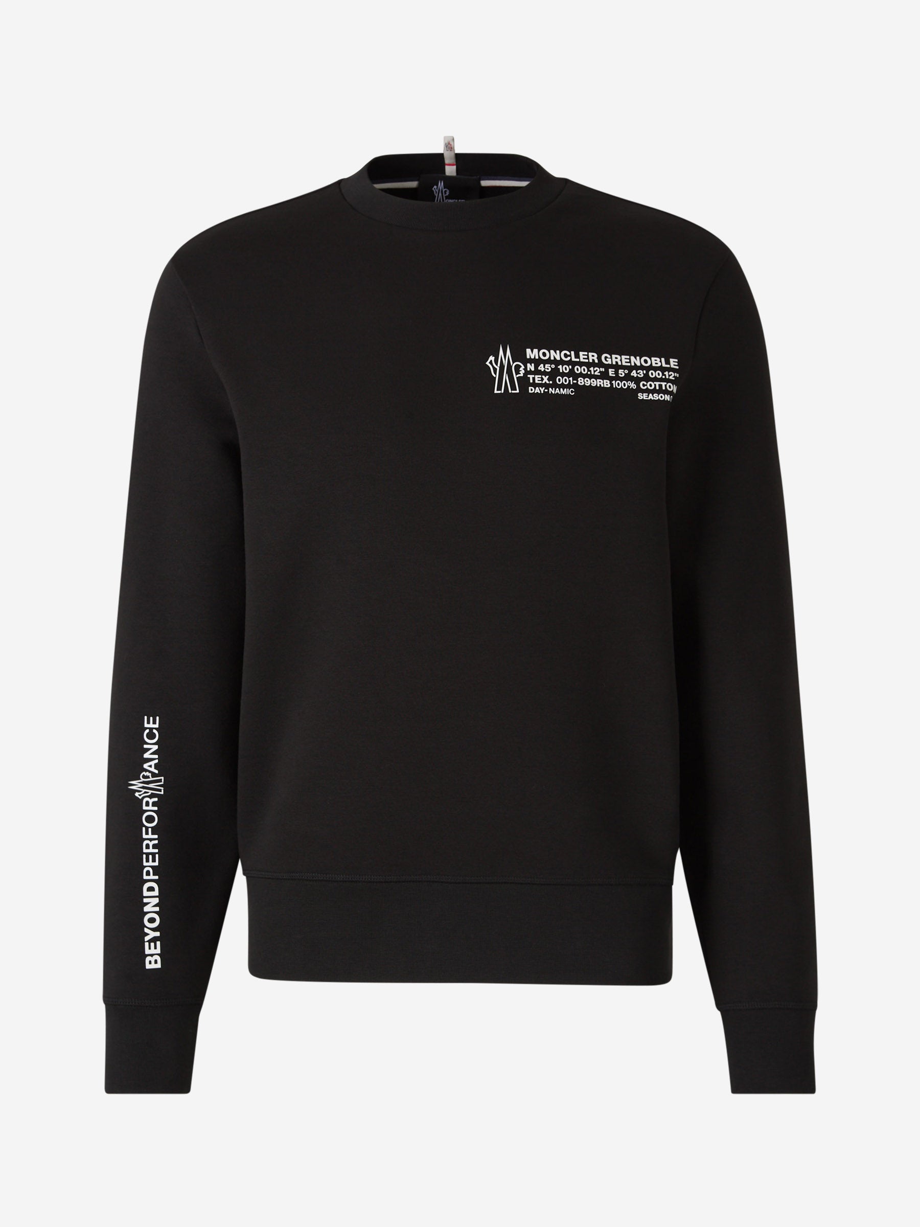 Contrast Graphic Sweatshirt Moncler оригінал – Купити в Україні – боковий вид - MONCLER