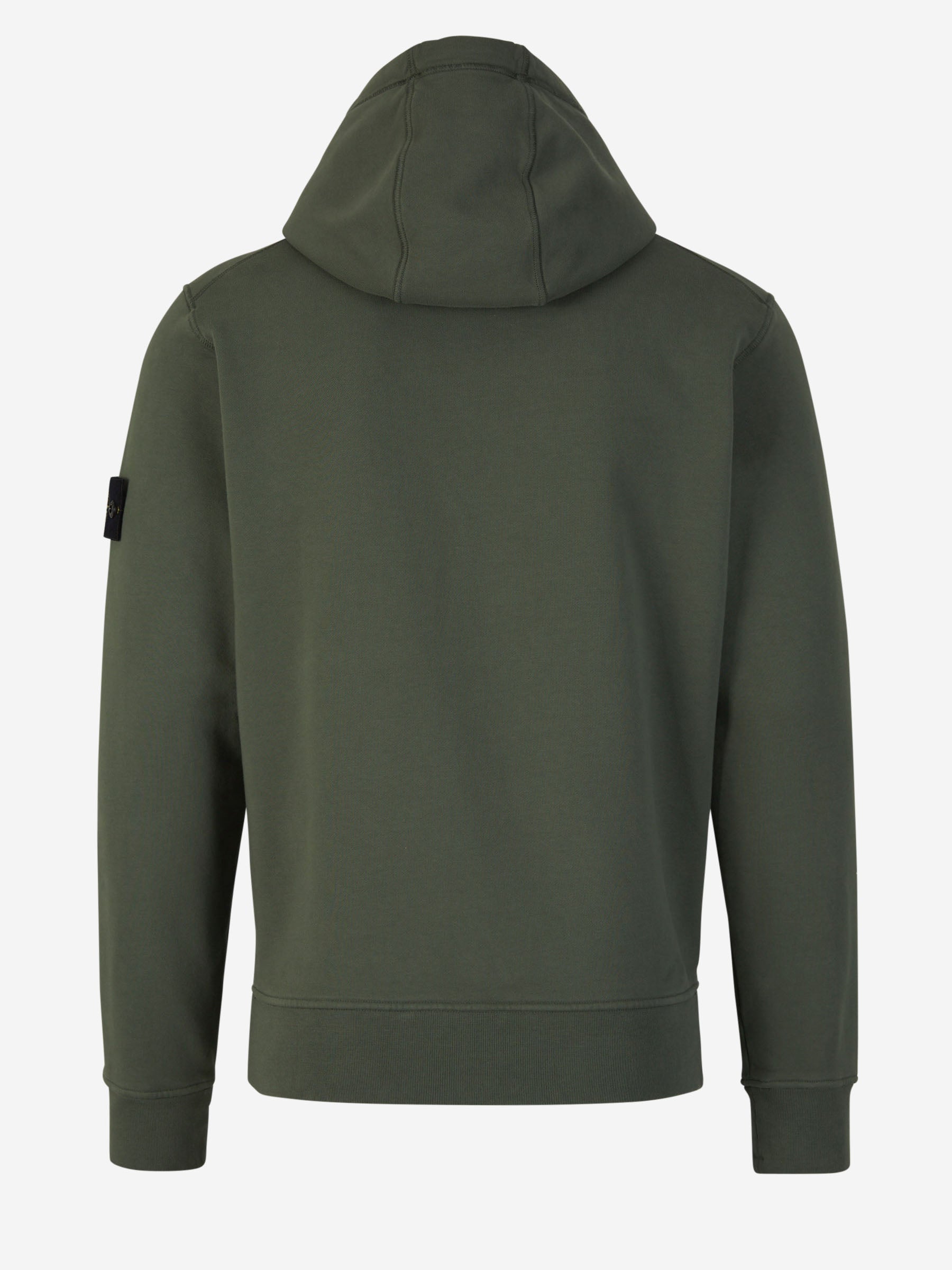 Cotton Hood Sweatshirt Stone island – Гарантія оригінальності – вид ззаду - STONE ISLAND