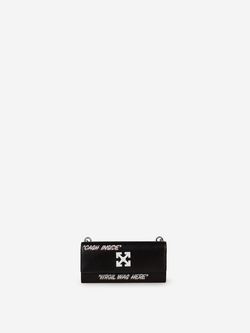 Оригінальна Jitney Leather Purse Off-white – боковий вид