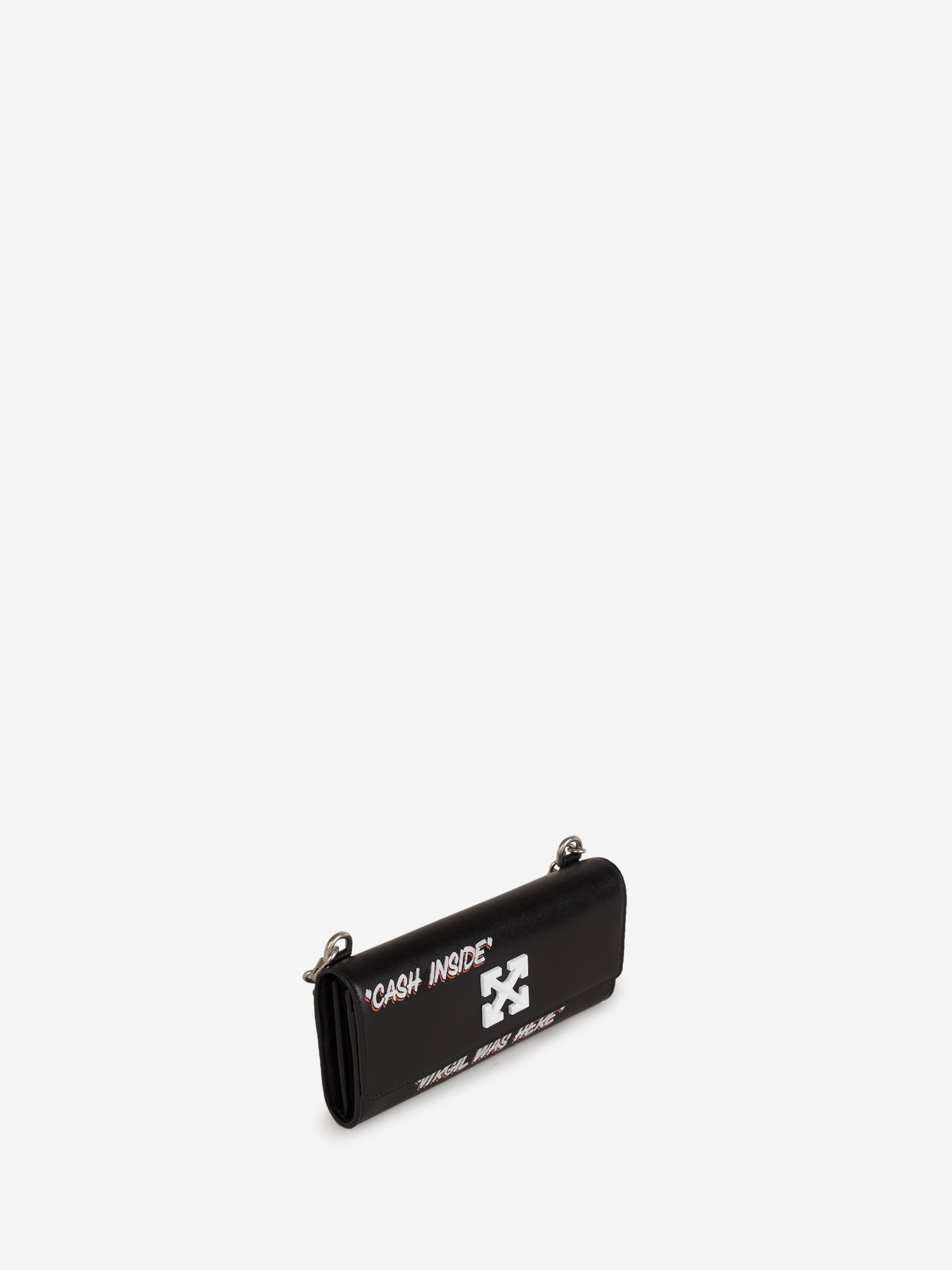 Оригінальна Jitney Leather Purse Off-white – вид ззаду