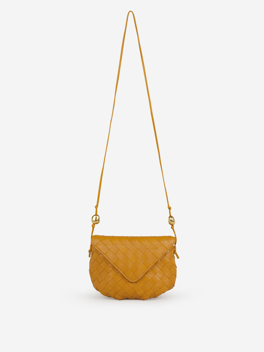 Оригінальна Intrecciato Leather Bag Bottega veneta – боковий вид