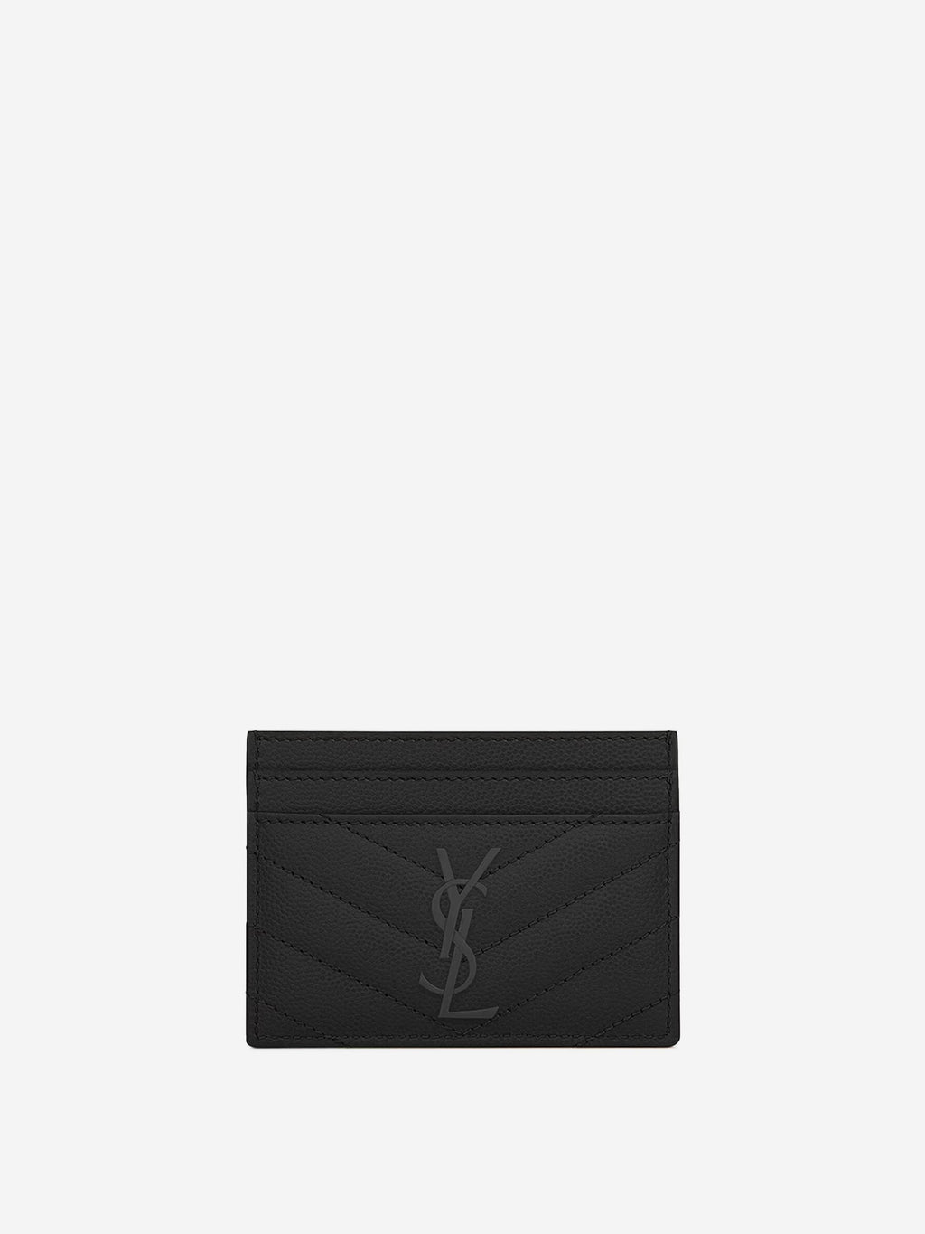 Cassandra Quilted Card Holder Saint laurent оригінал – Купити в Україні – боковий вид