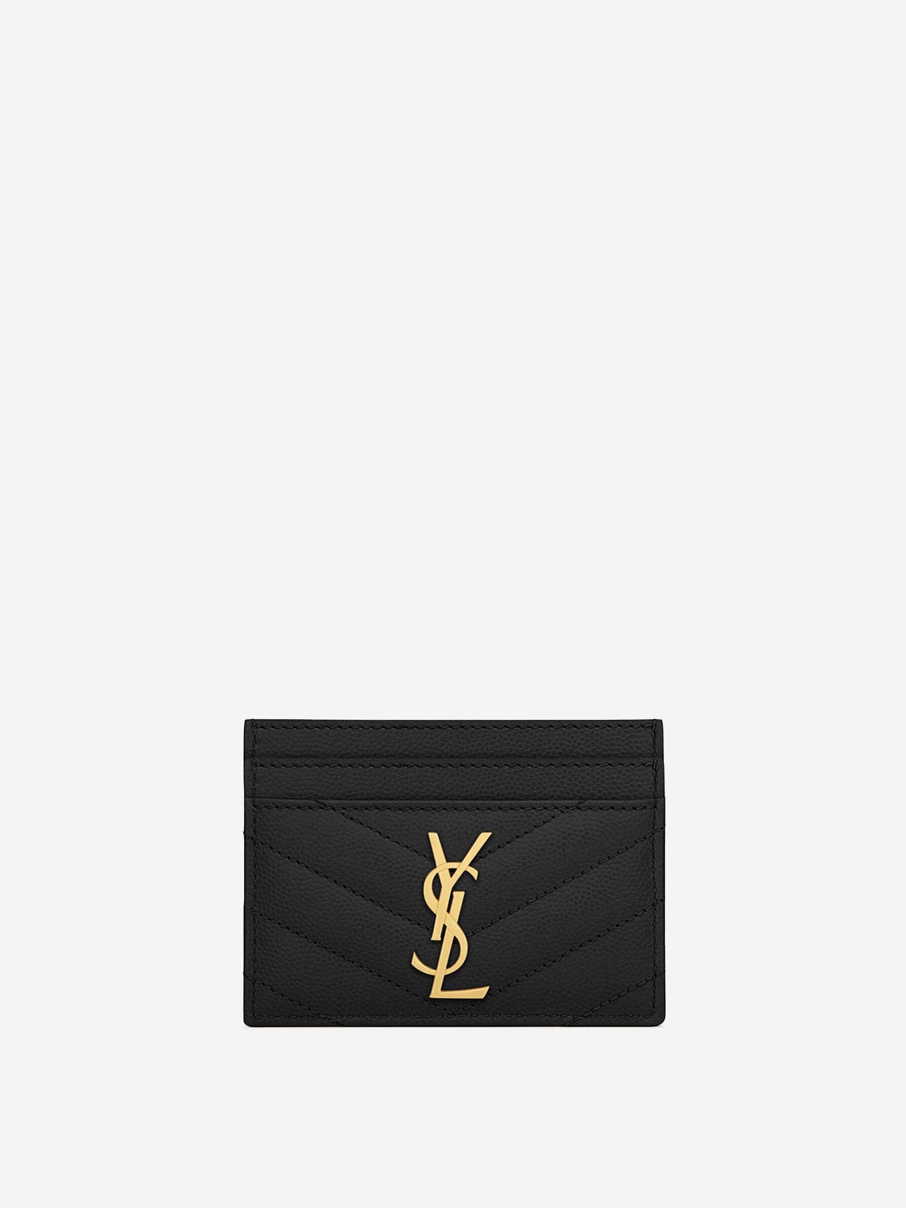 Cassandre Card Holder Saint laurent оригінал – Купити в Україні – боковий вид