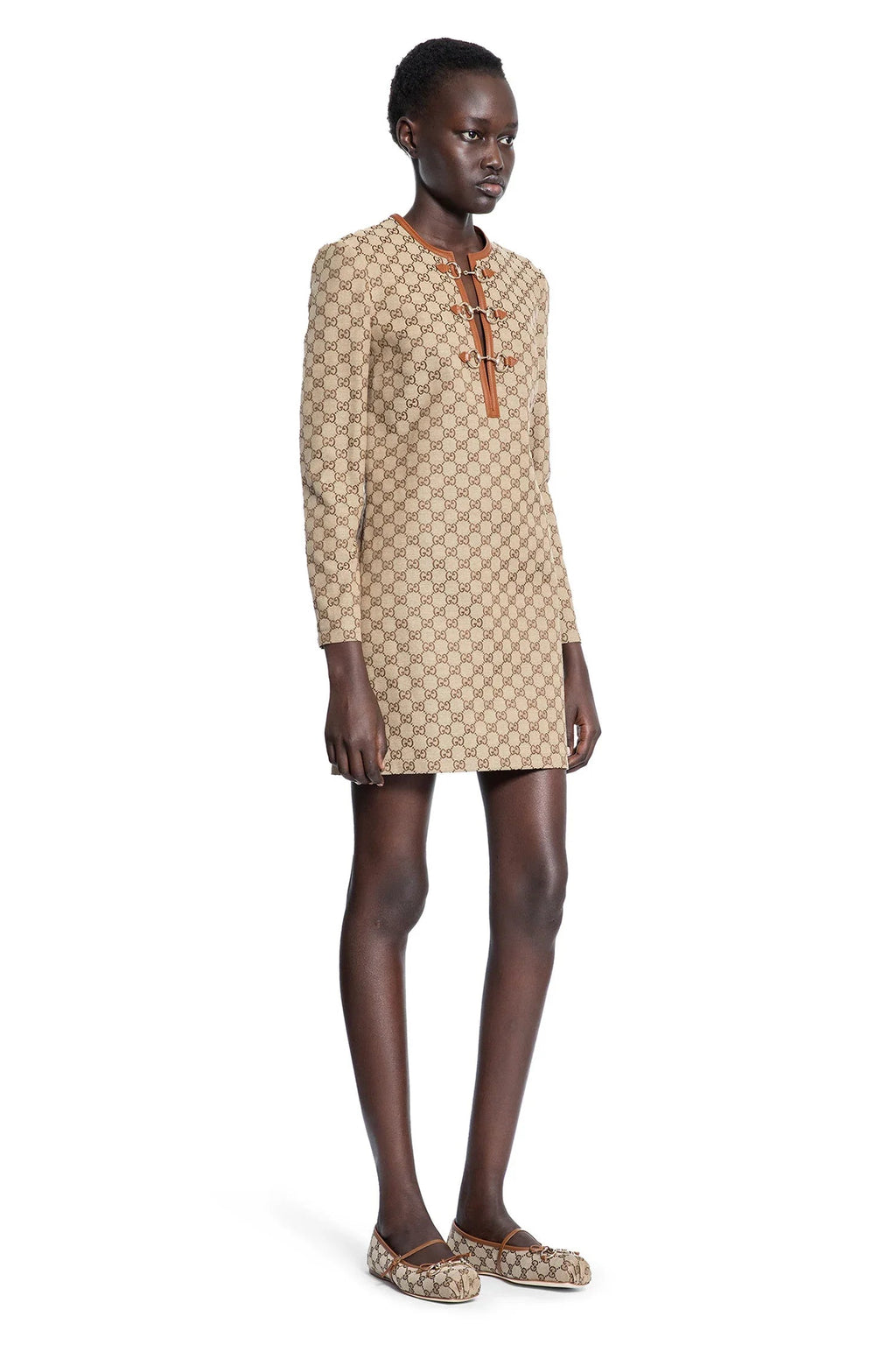 Оригінальна Woman Beige Dresses Gucci – детальний вид
