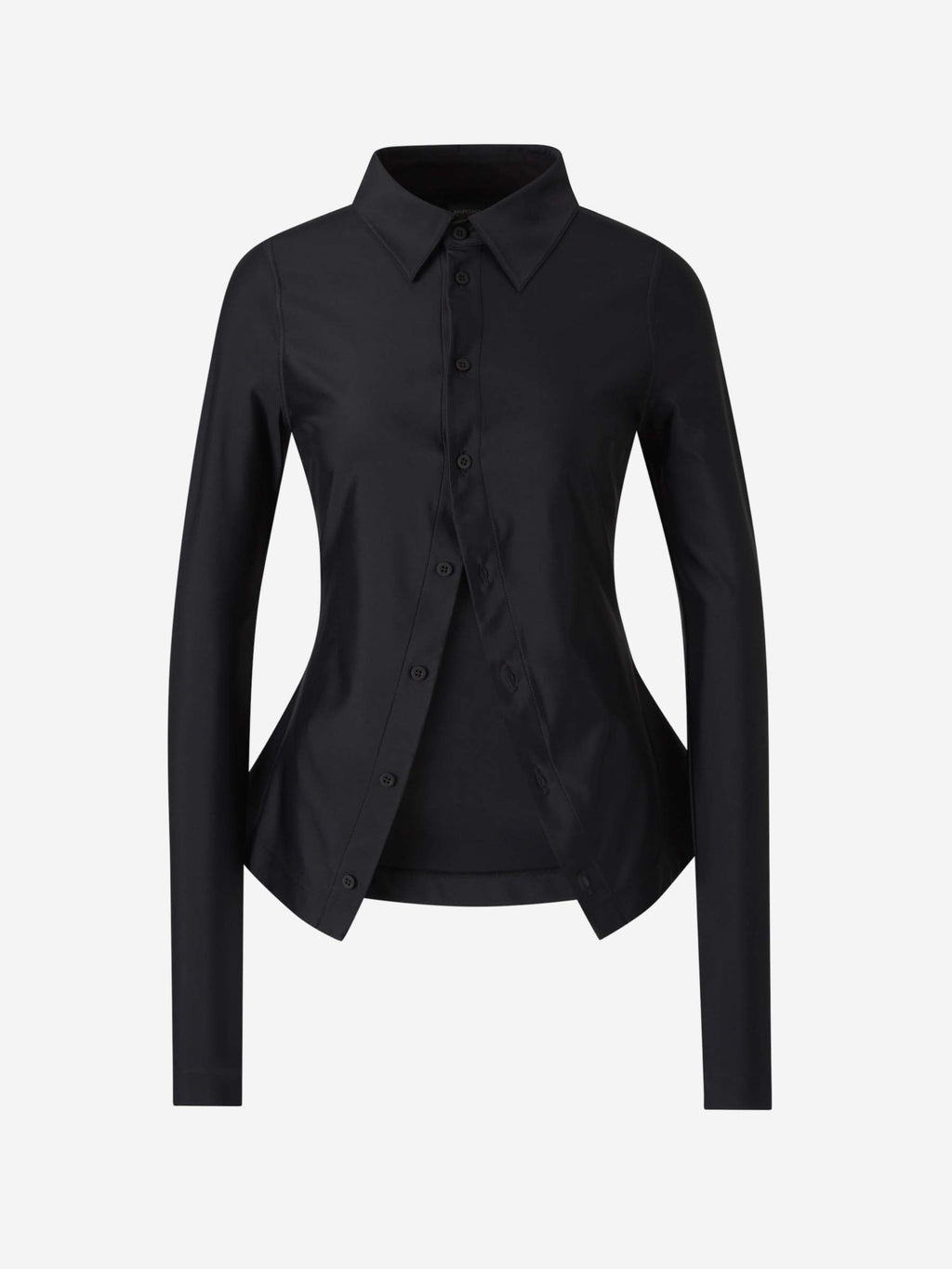 Satin Blouse With Opening Balenciaga – Гарантія оригінальності – боковий вид