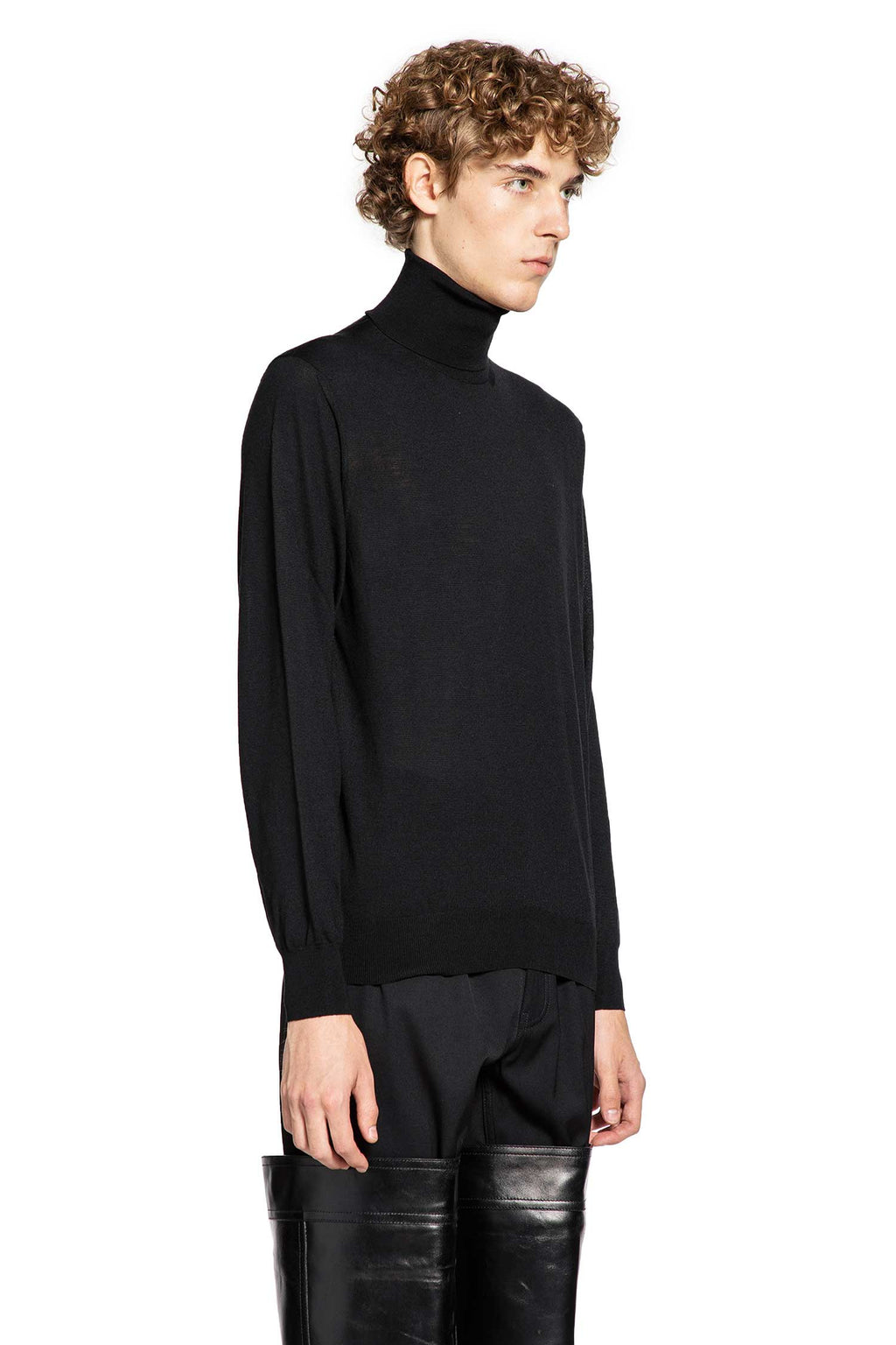 Turtleneck Knitwear In Cotton Saint laurent оригінал – Купити в Україні – детальний вид