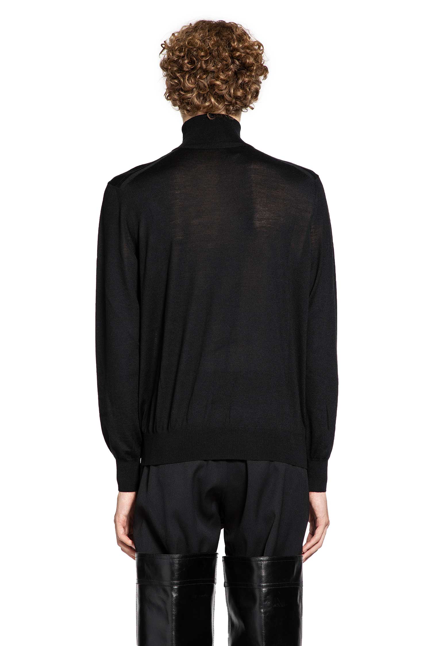 Turtleneck Knitwear In Cotton Saint laurent оригінал – Купити в Україні – збільшений вид