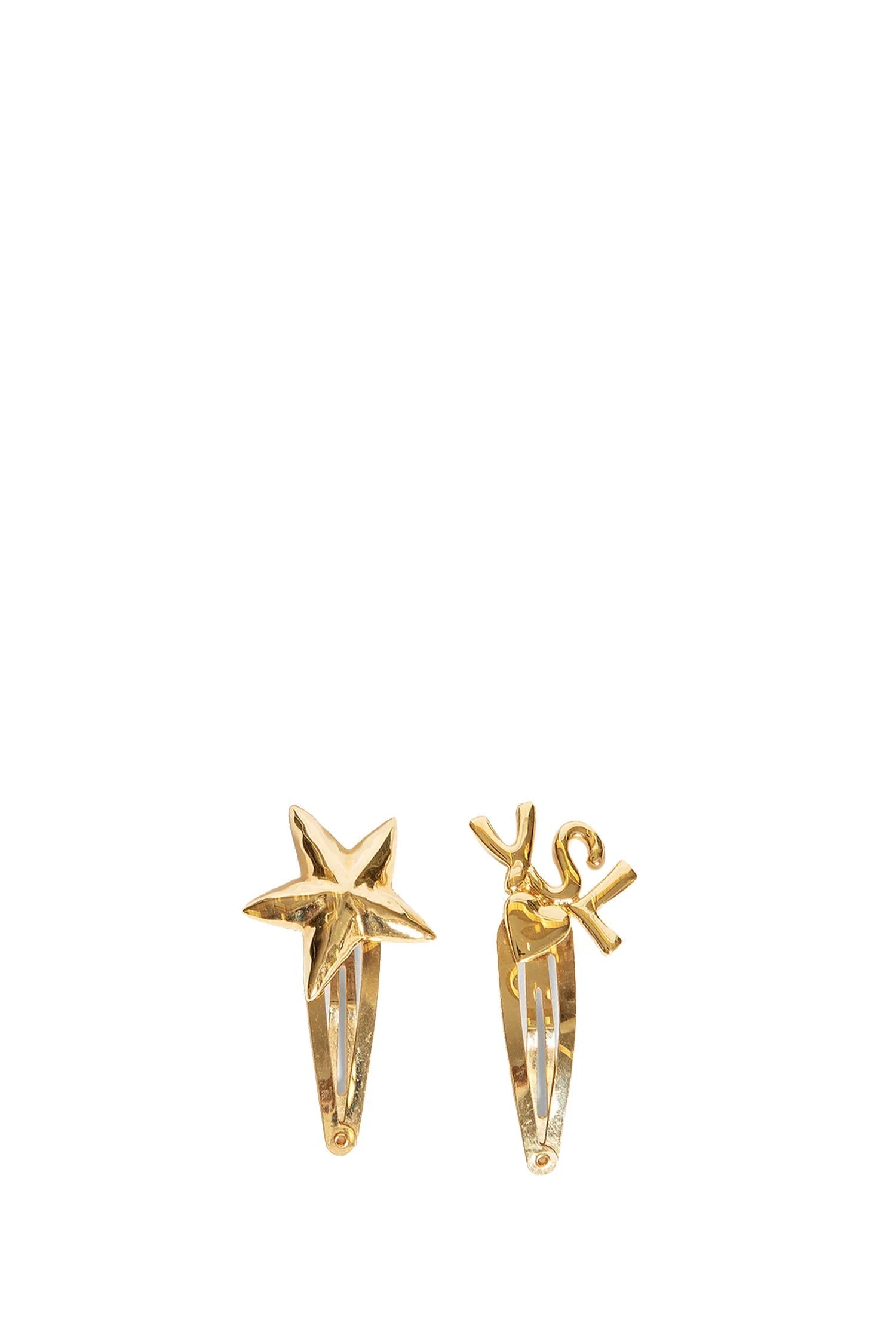 Ysl And Star Hair Clip Set Saint laurent – Гарантія оригінальності – боковий вид
