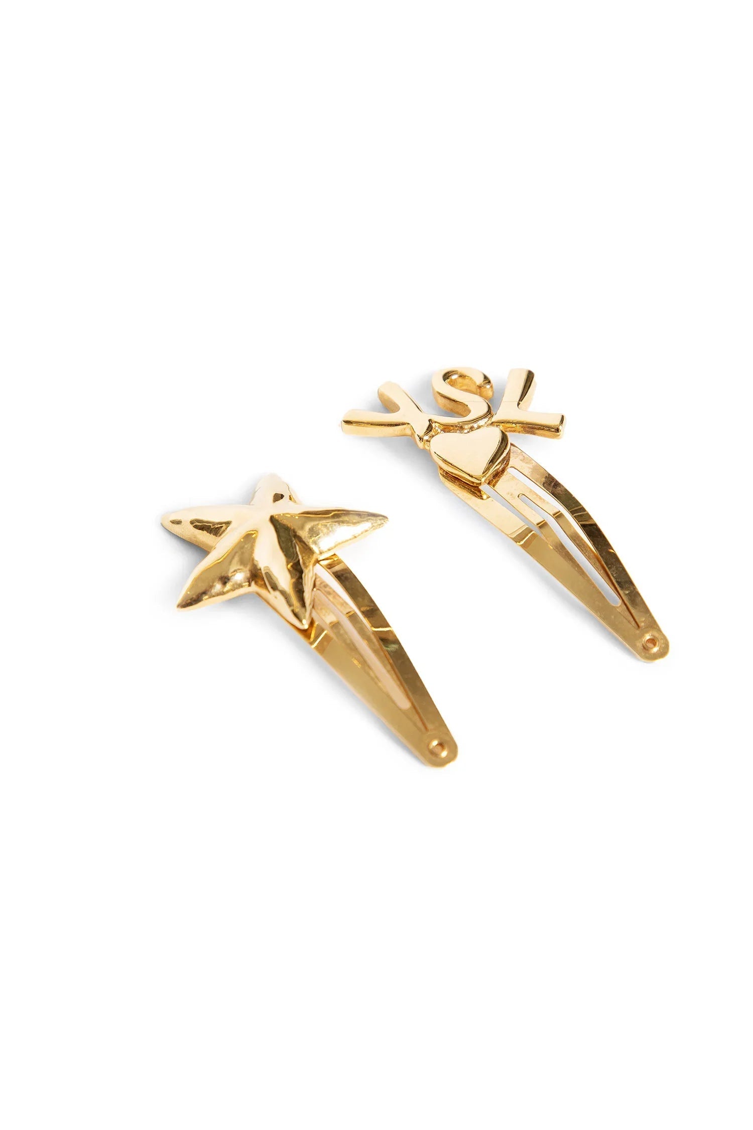 Ysl And Star Hair Clip Set Saint laurent – Гарантія оригінальності – вид ззаду