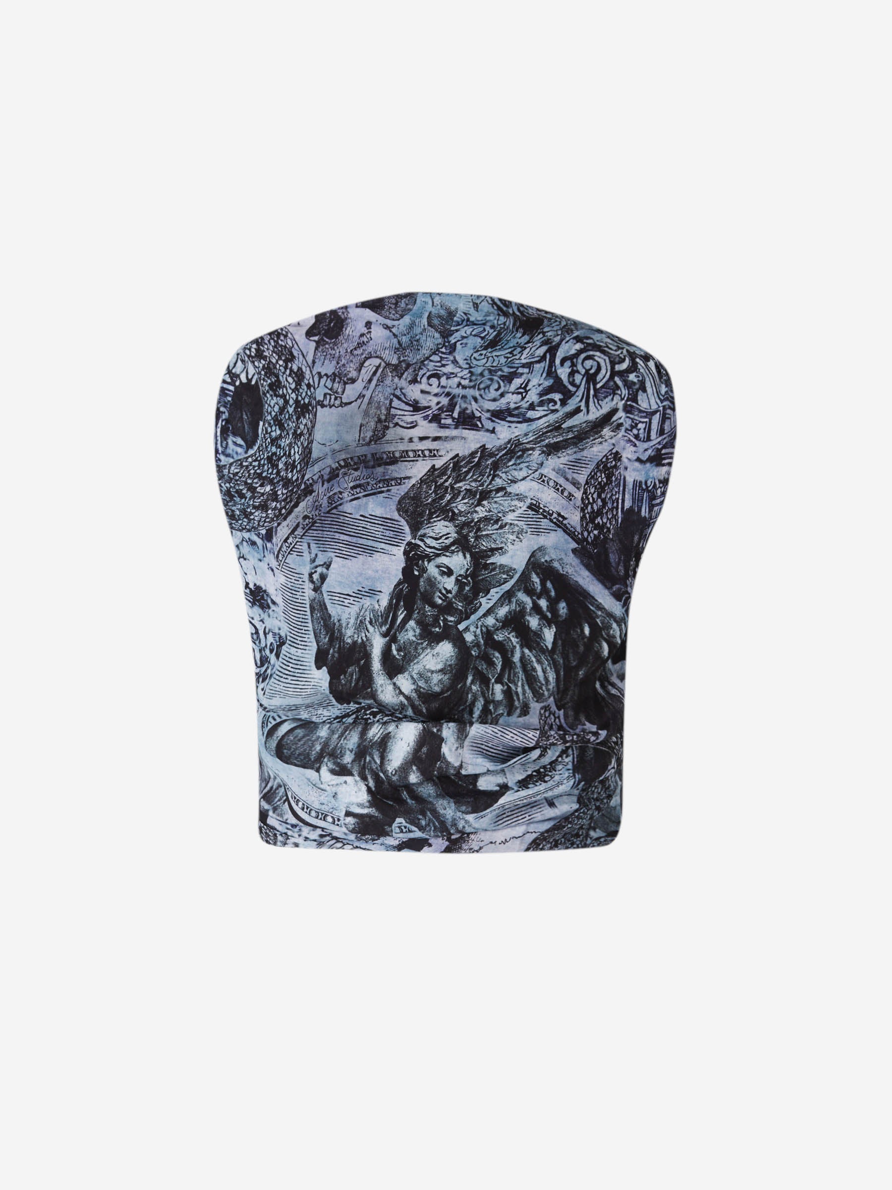 Оригінальна Printed Fitted Top Acne studios – вид ззаду