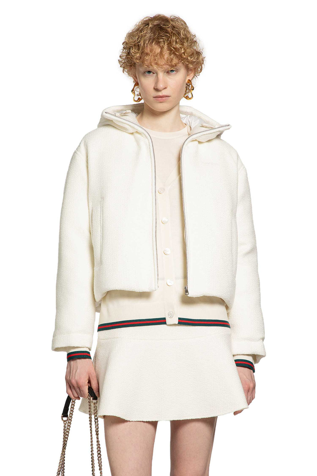 Hooded Bomber Jacket Gucci оригінал – Купити в Україні – боковий вид