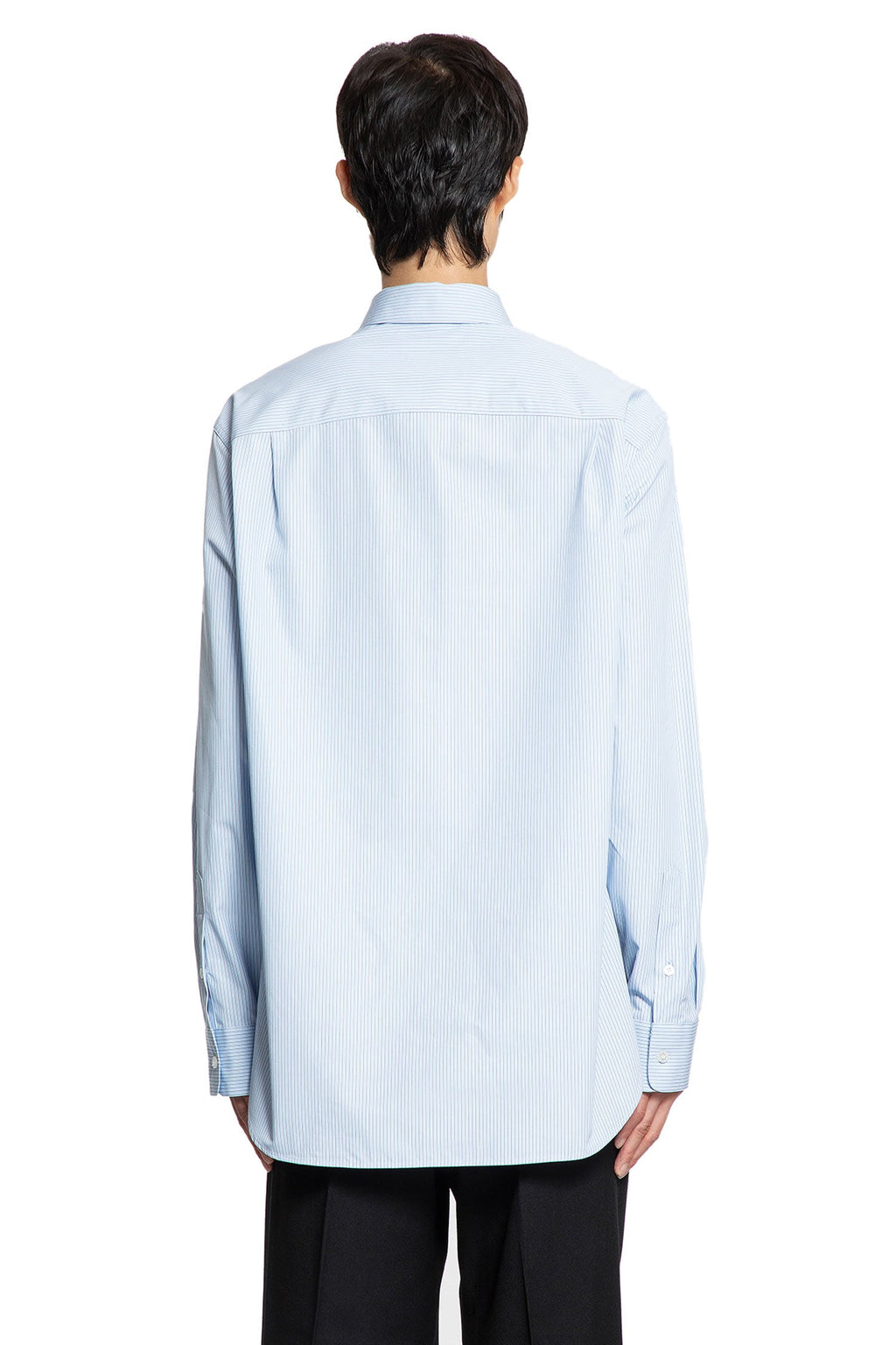 Floral And Pinstripe Shirt Gucci – Гарантія оригінальності – детальний вид