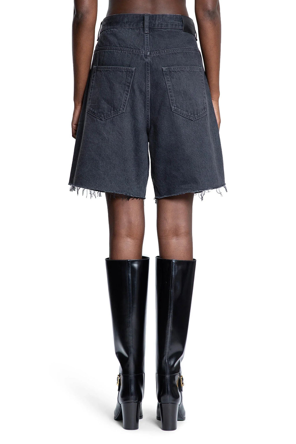 Bermuda Shorts In Denim Saint laurent оригінал – Купити в Україні – збільшений вид