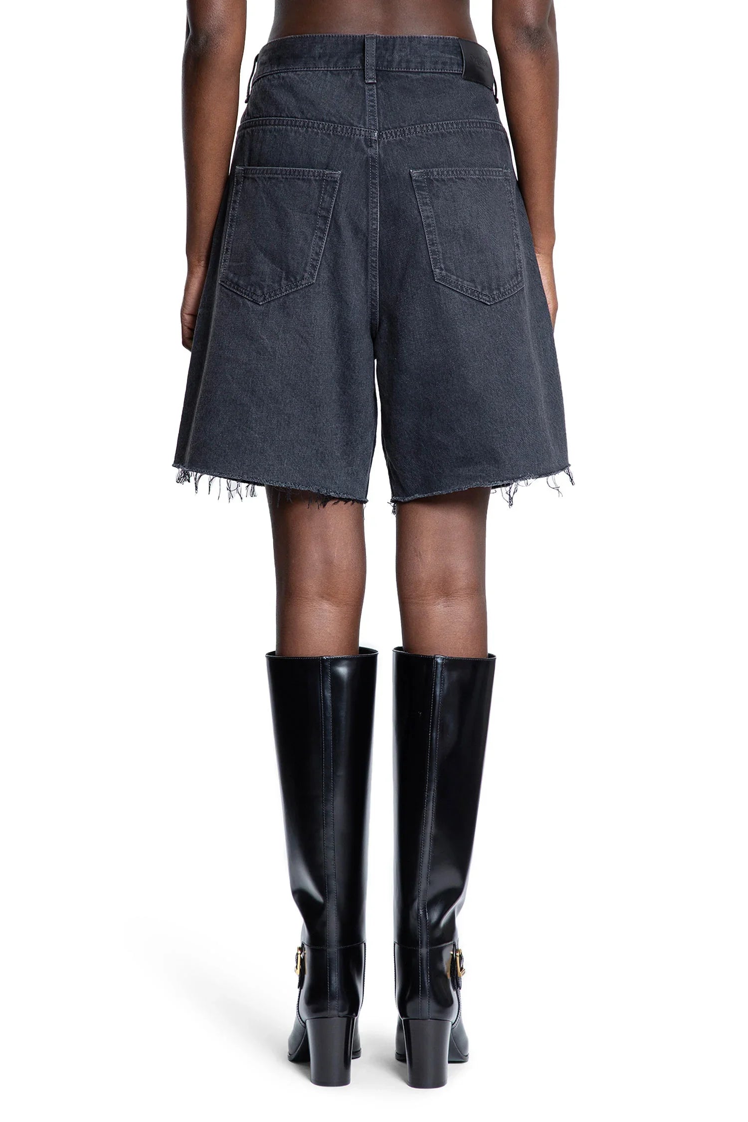 Bermuda Shorts In Denim Saint laurent оригінал – Купити в Україні – збільшений вид