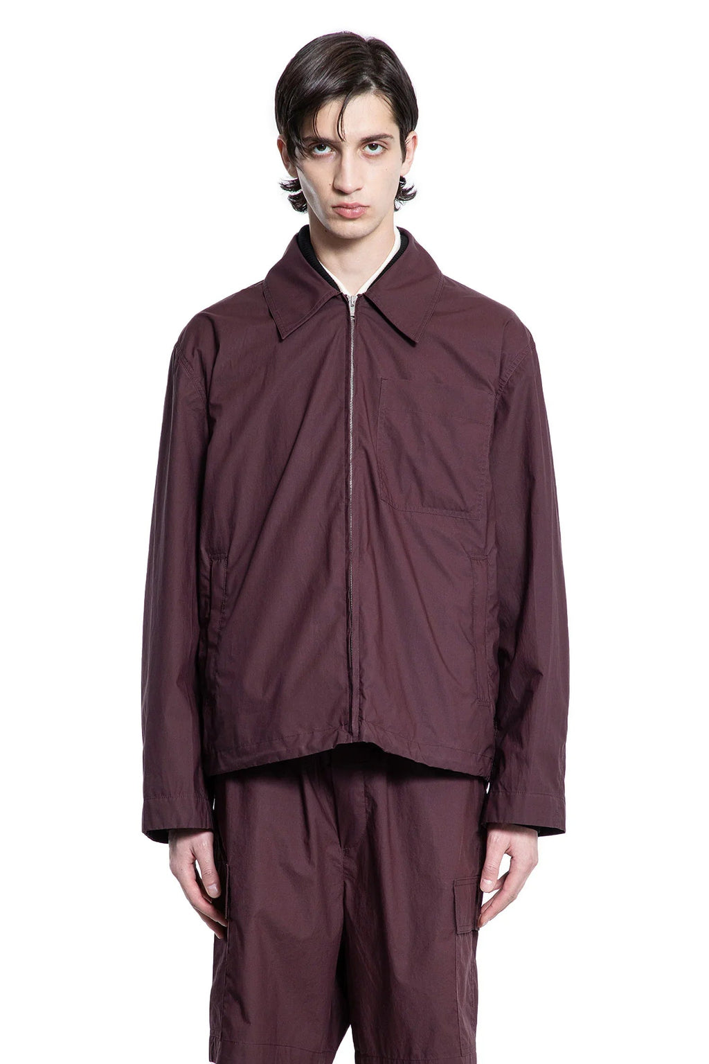 Оригінальна Resinated Cotton Blouson Bottega veneta – вид ззаду