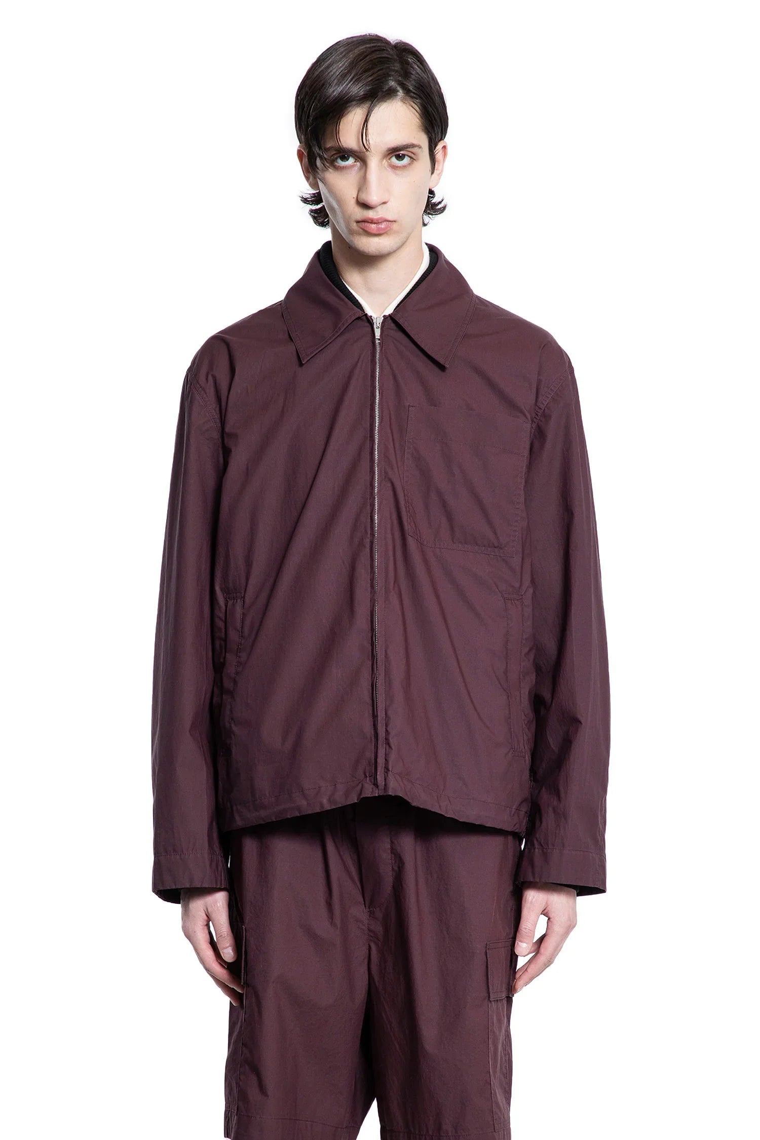 Оригінальна Resinated Cotton Blouson Bottega veneta – вид ззаду