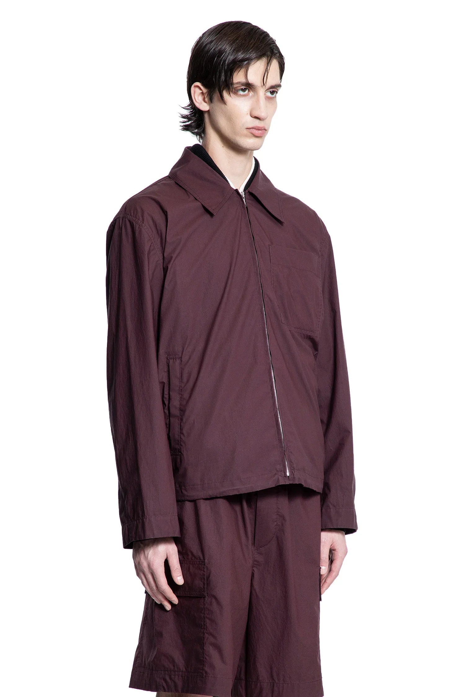 Оригінальна Resinated Cotton Blouson Bottega veneta – детальний вид